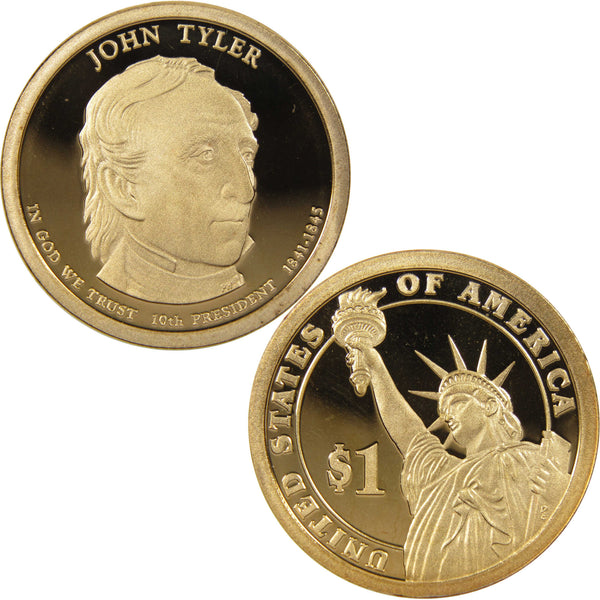 2009 S John Tyler Presidential Dollar Choice Proof 1 Coin