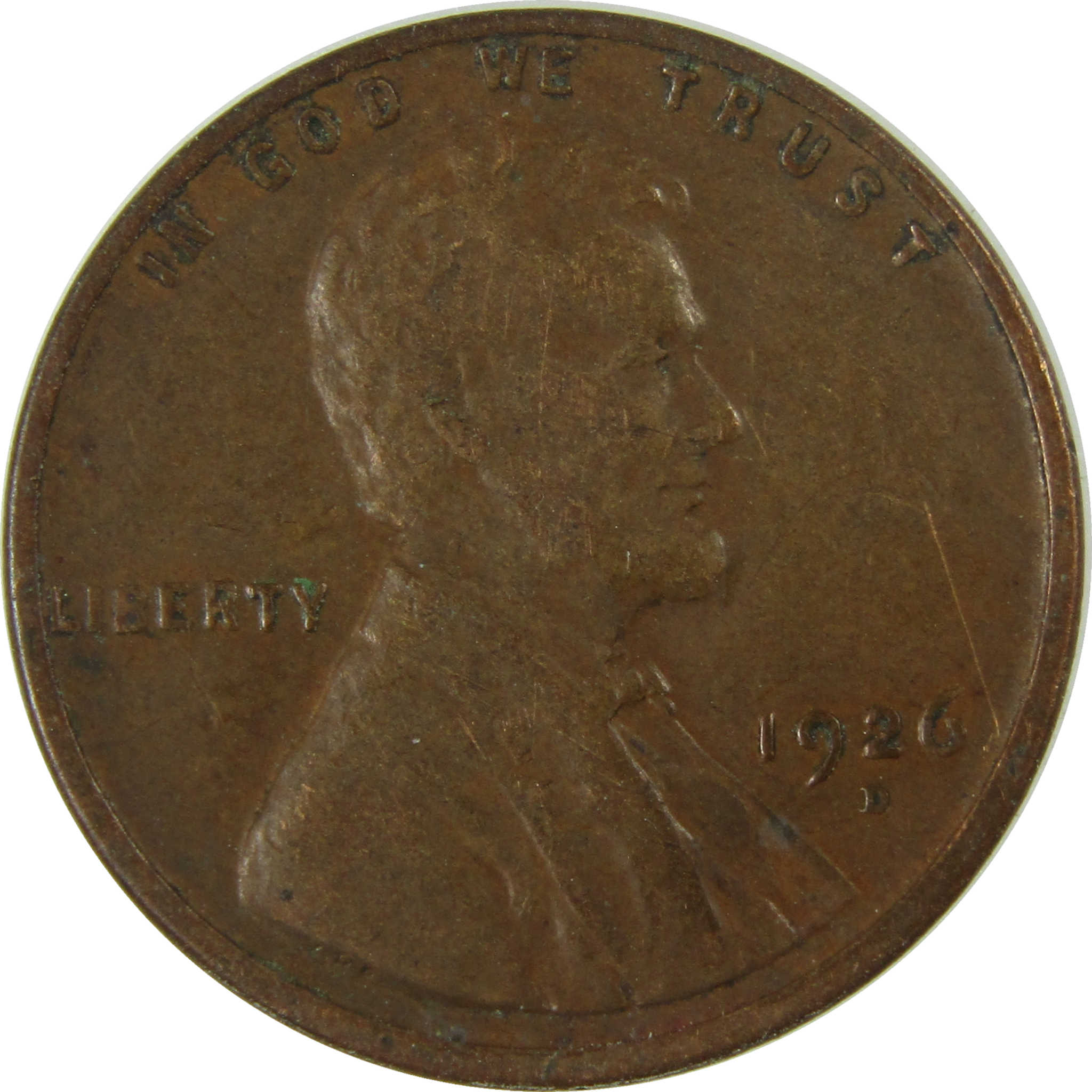 1926 D Lincoln Wheat Cent F Fine Penny 1c Coin Collectible SKU:I26733