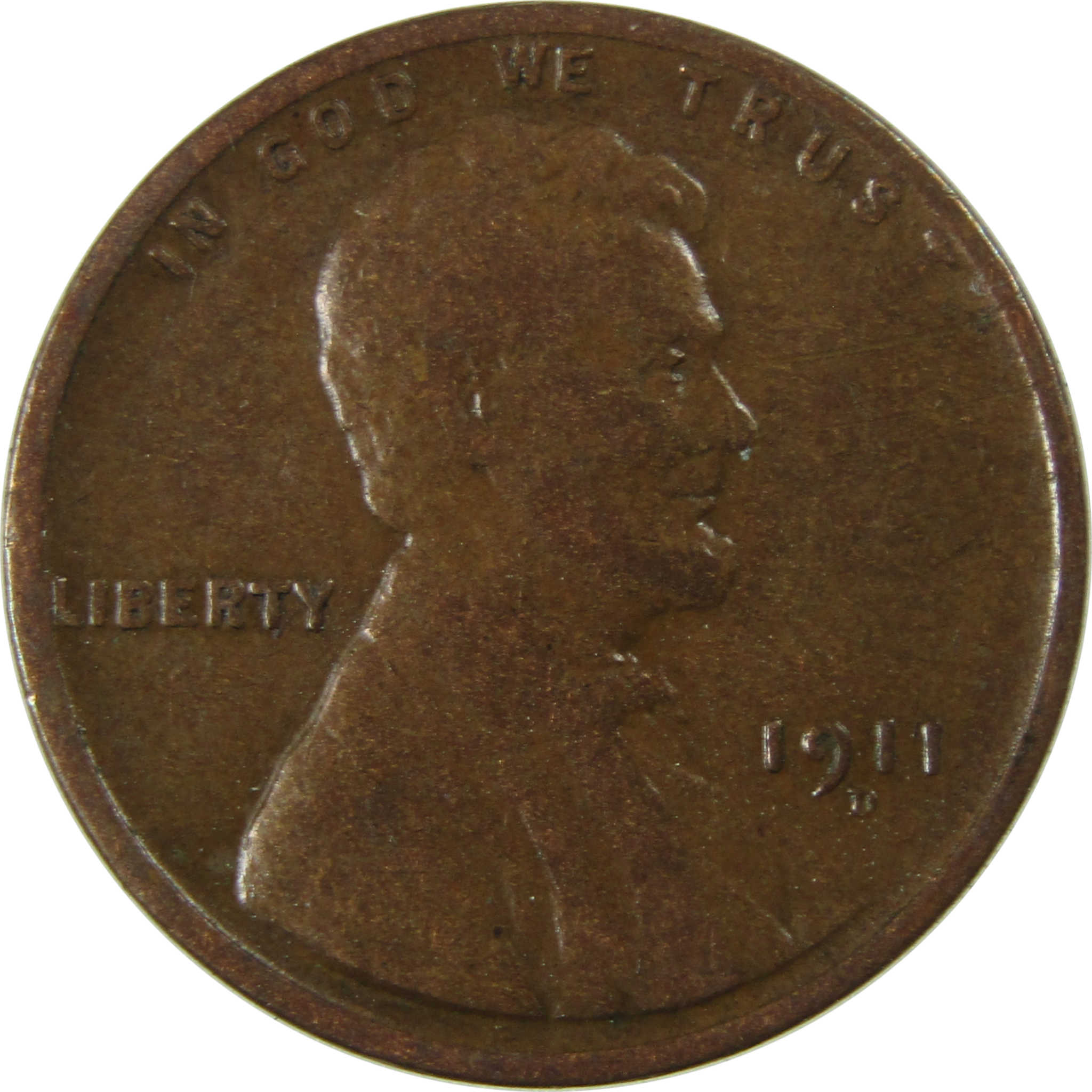 1911 D Lincoln Wheat Cent F Fine Penny 1c Coin SKU:I26230