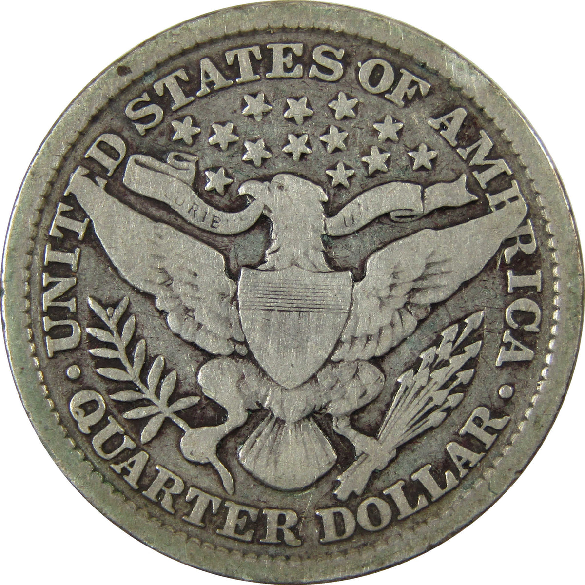 1895 Barber Silver Quarter VG Very Good 25c Coin SKU:I28540