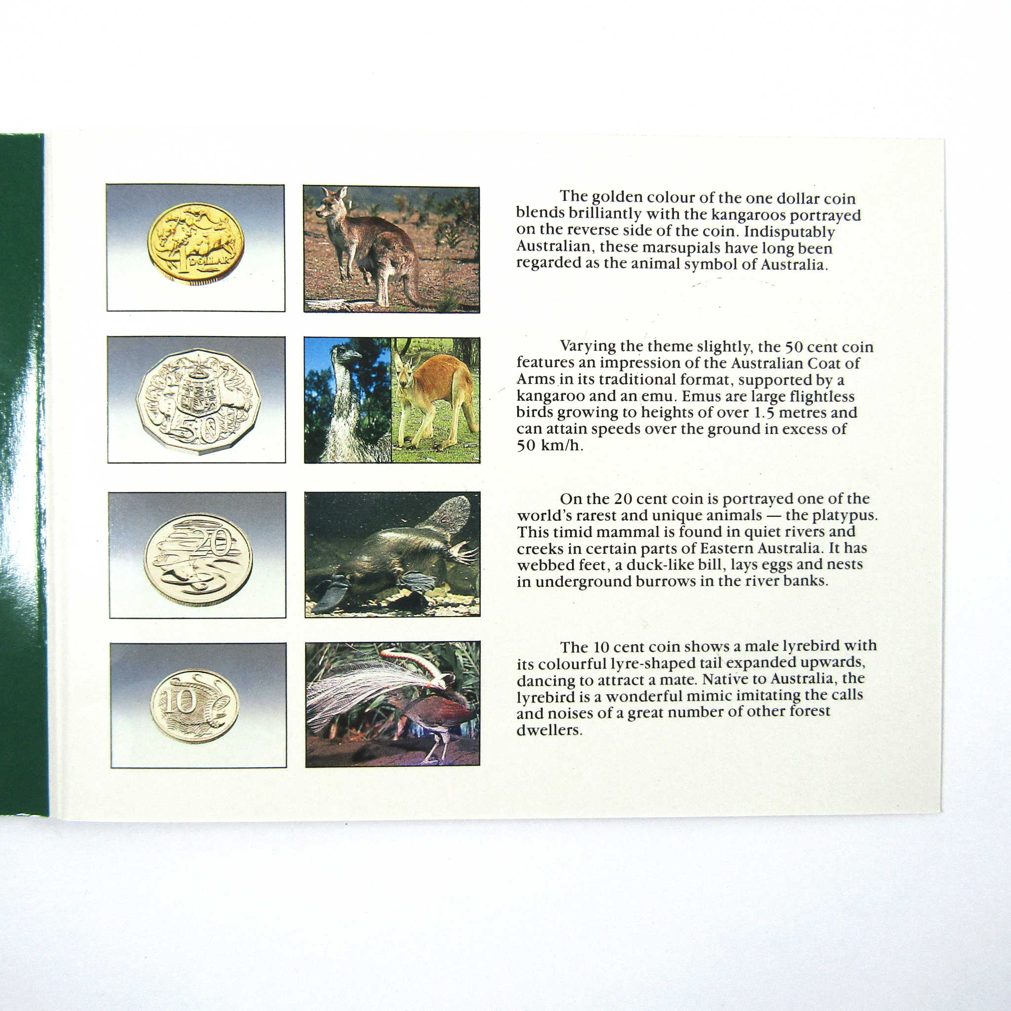 1985 Royal Australian Mint 7 Coin Uncirculated Set SKU:CPC6220