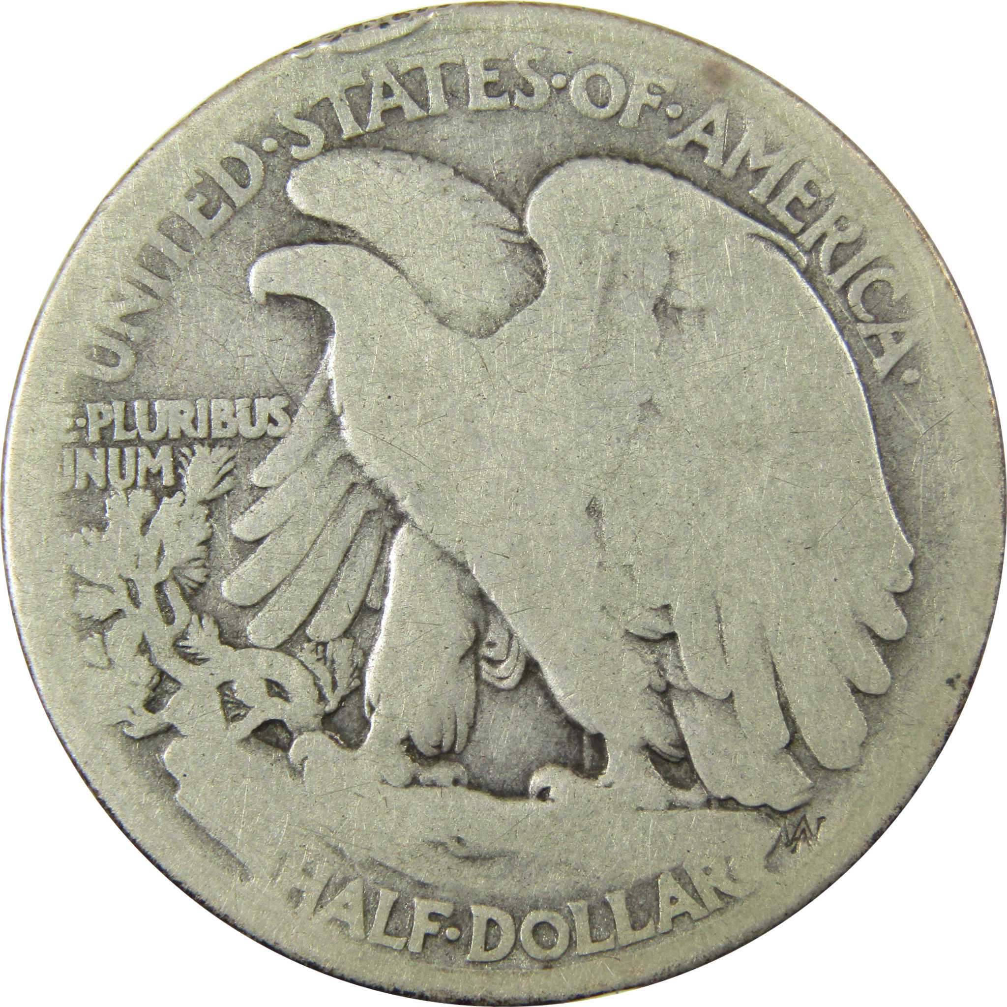 1916 D Liberty Walking Silver Half Dollar G Good Details SKU:CP1439