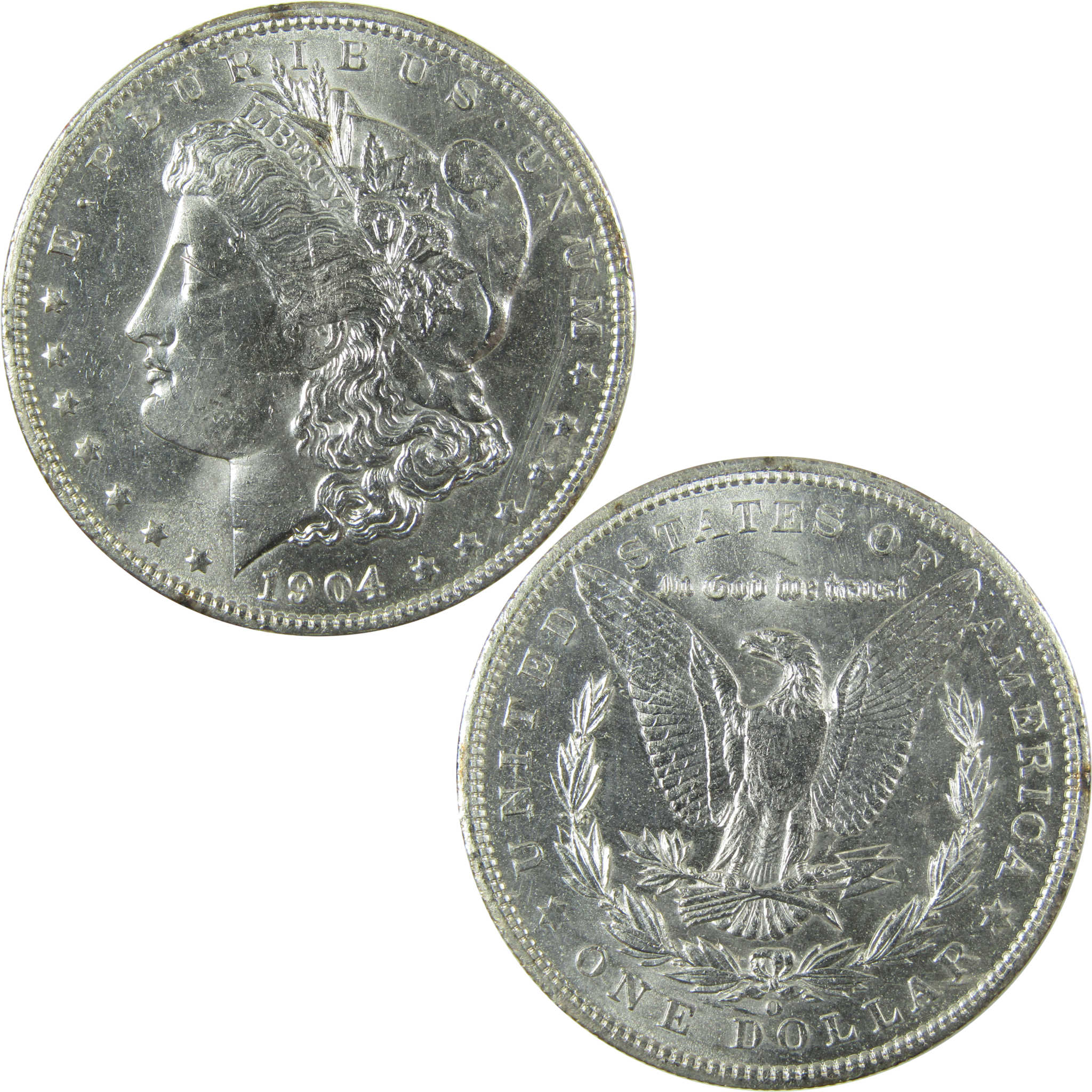 1904 O Morgan Silver Dollar Uncirculated Mint State $1 Coin SKU:I27069