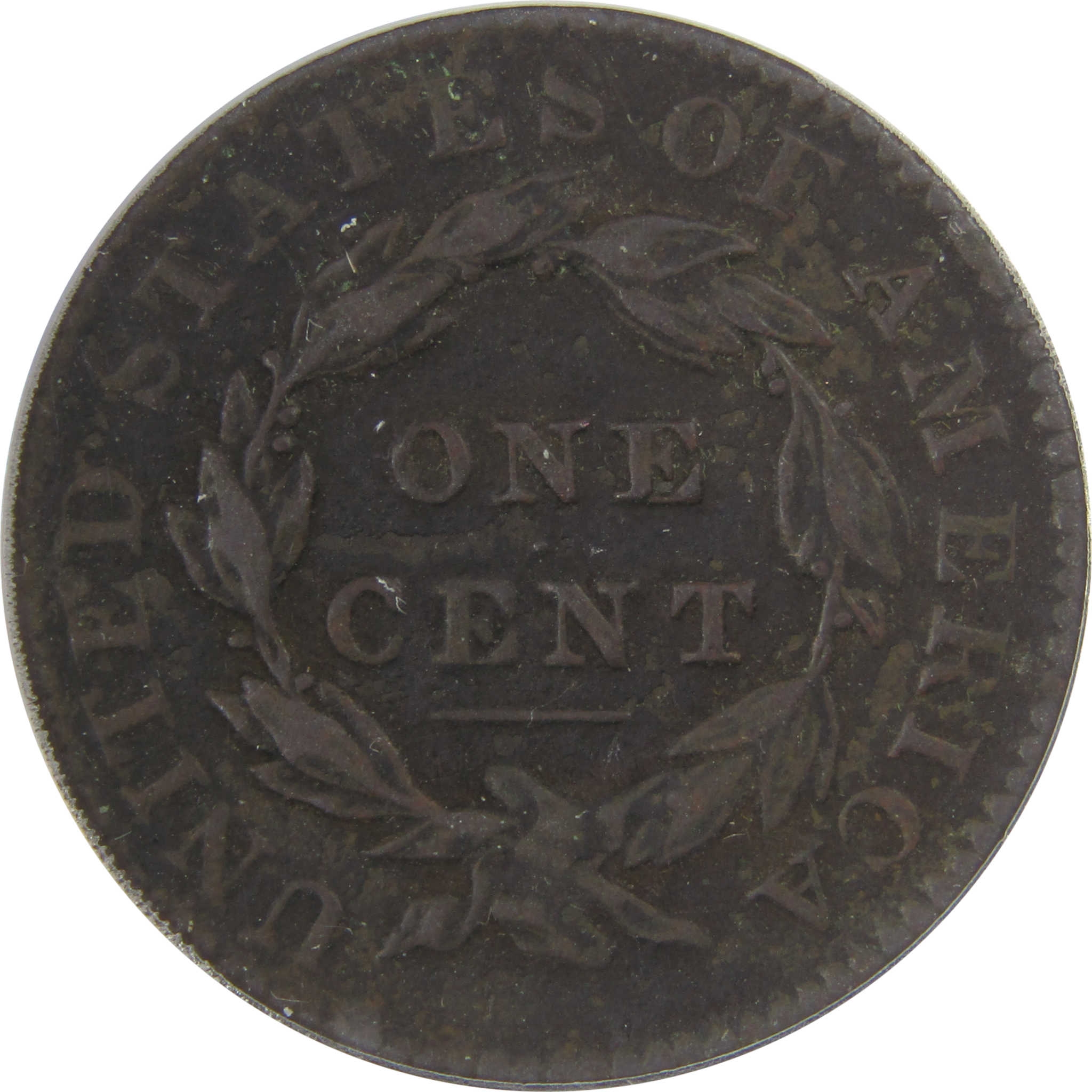 1833 Coronet Head Large Cent EF 40 Details ANACS Copper SKU:CPC1142