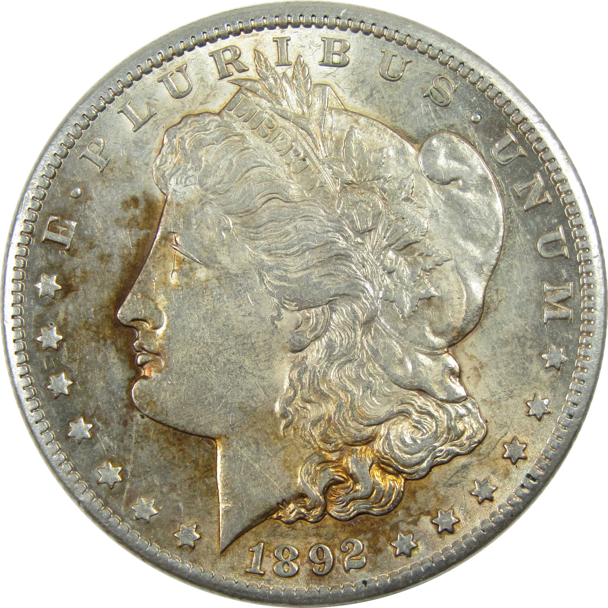 1892 CC Morgan Dollar AU About Uncirculated Silver $1 Coin SKU:I13111 - Morgan coin - Morgan silver dollar - Morgan silver dollar for sale - Profile Coins &amp; Collectibles