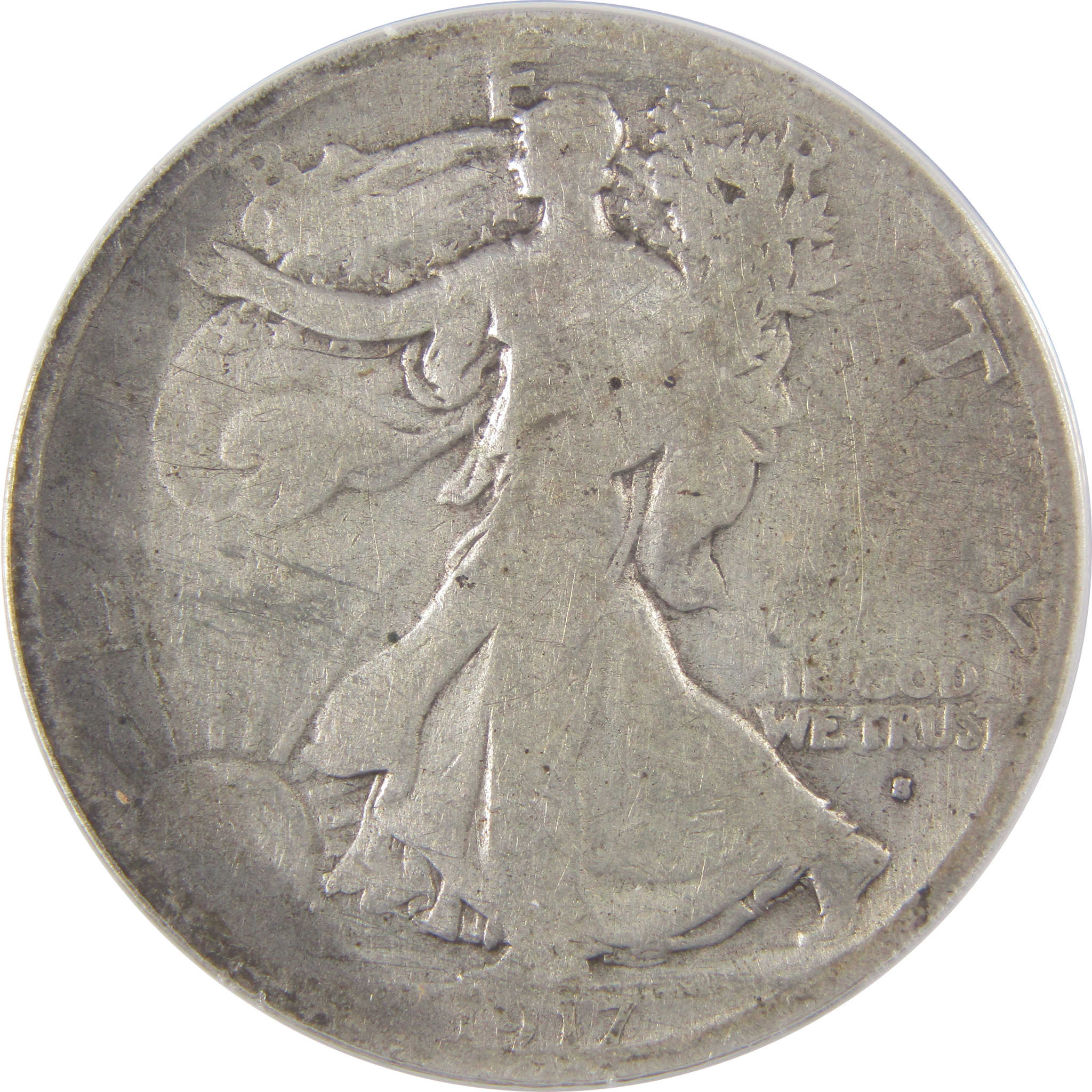 1917 S Obverse Liberty Walking Half Dollar G 6 ANACS Silver SKU:I17479