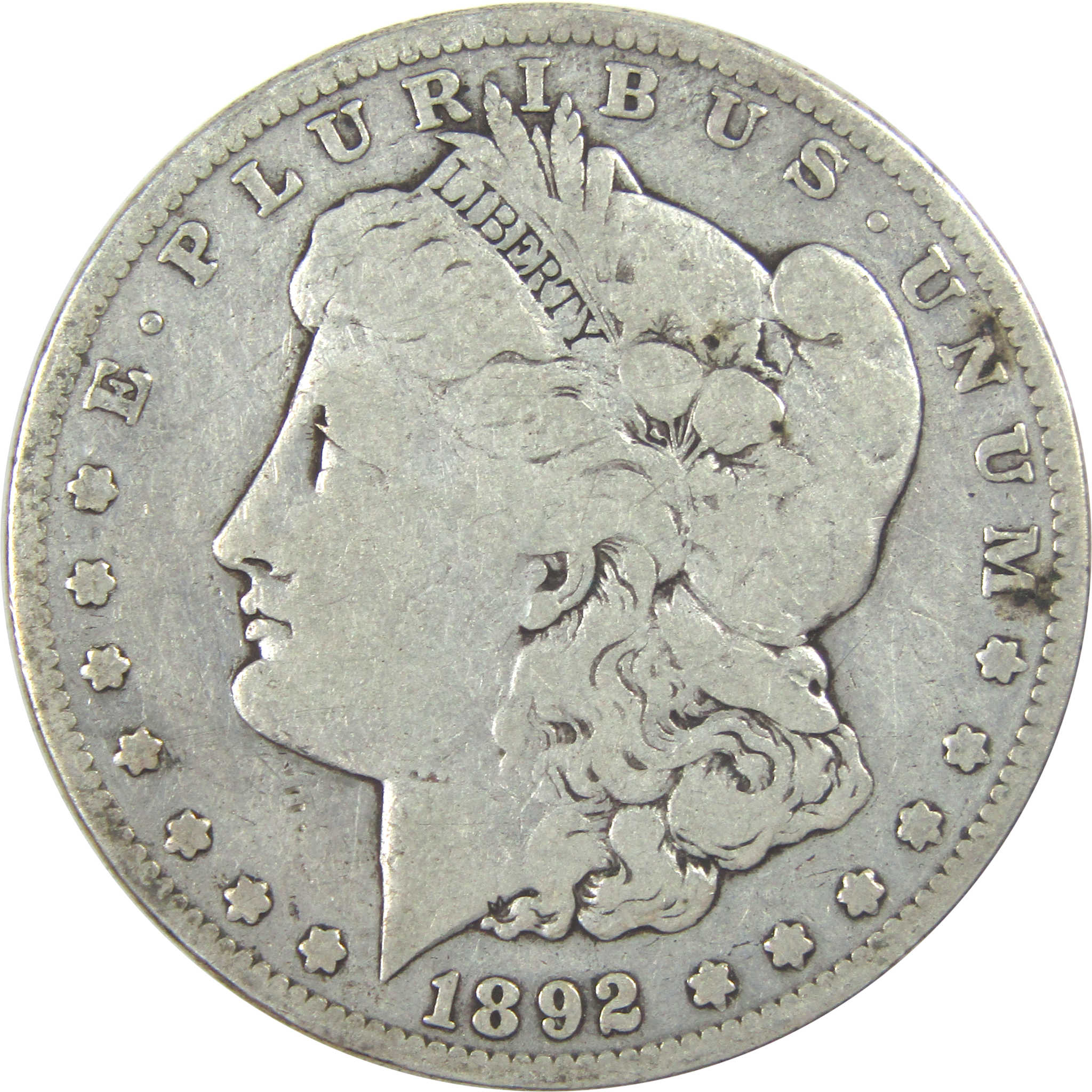 1892 S Morgan Dollar AG About Good Silver $1 Coin SKU:I15589 - Morgan coin - Morgan silver dollar - Morgan silver dollar for sale - Profile Coins &amp; Collectibles