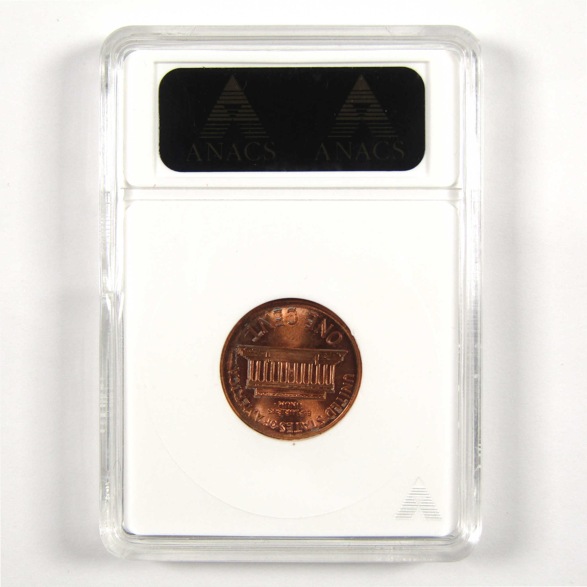 1990 Broadstruck Lincoln Memorial Cent MS 65 RD ANACS SKU:CPC5641