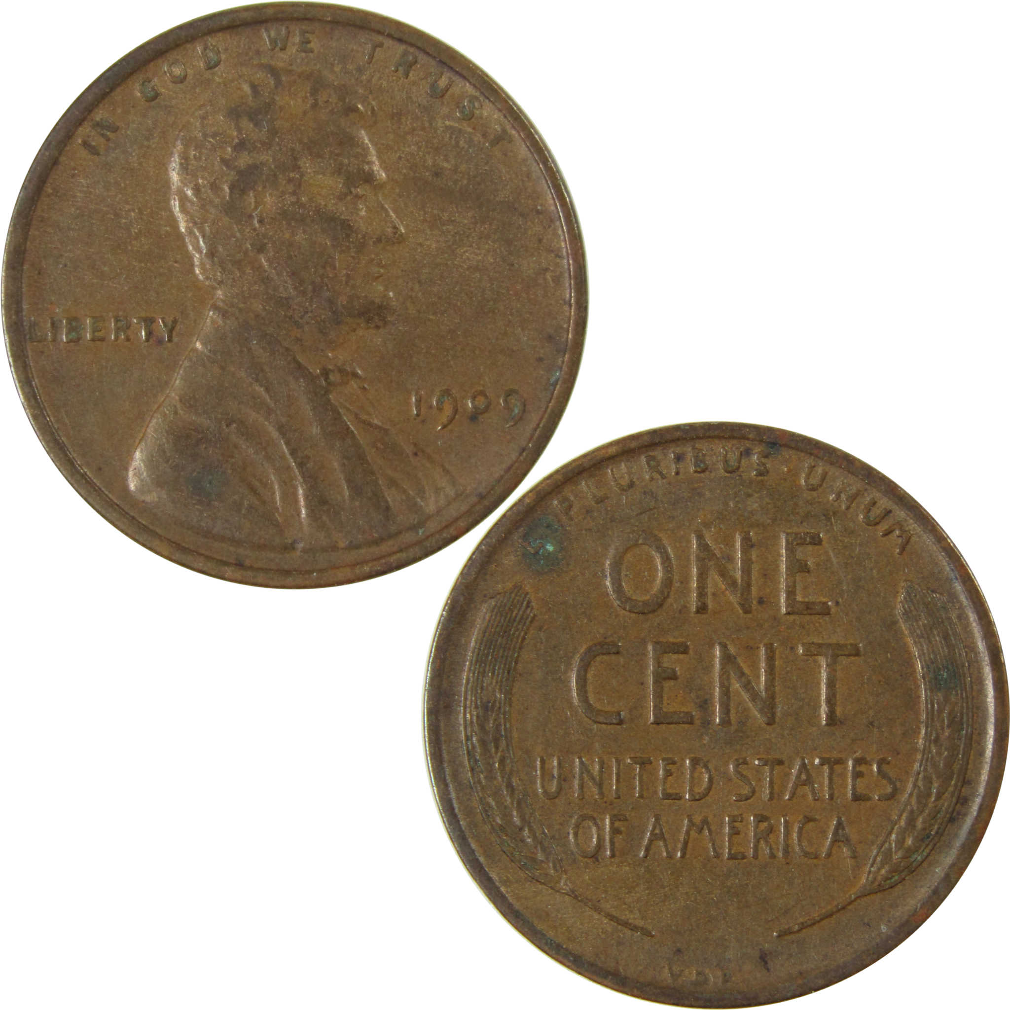 1909 VDB Lincoln Wheat Cent VF Very Fine Details Penny SKU:I26320