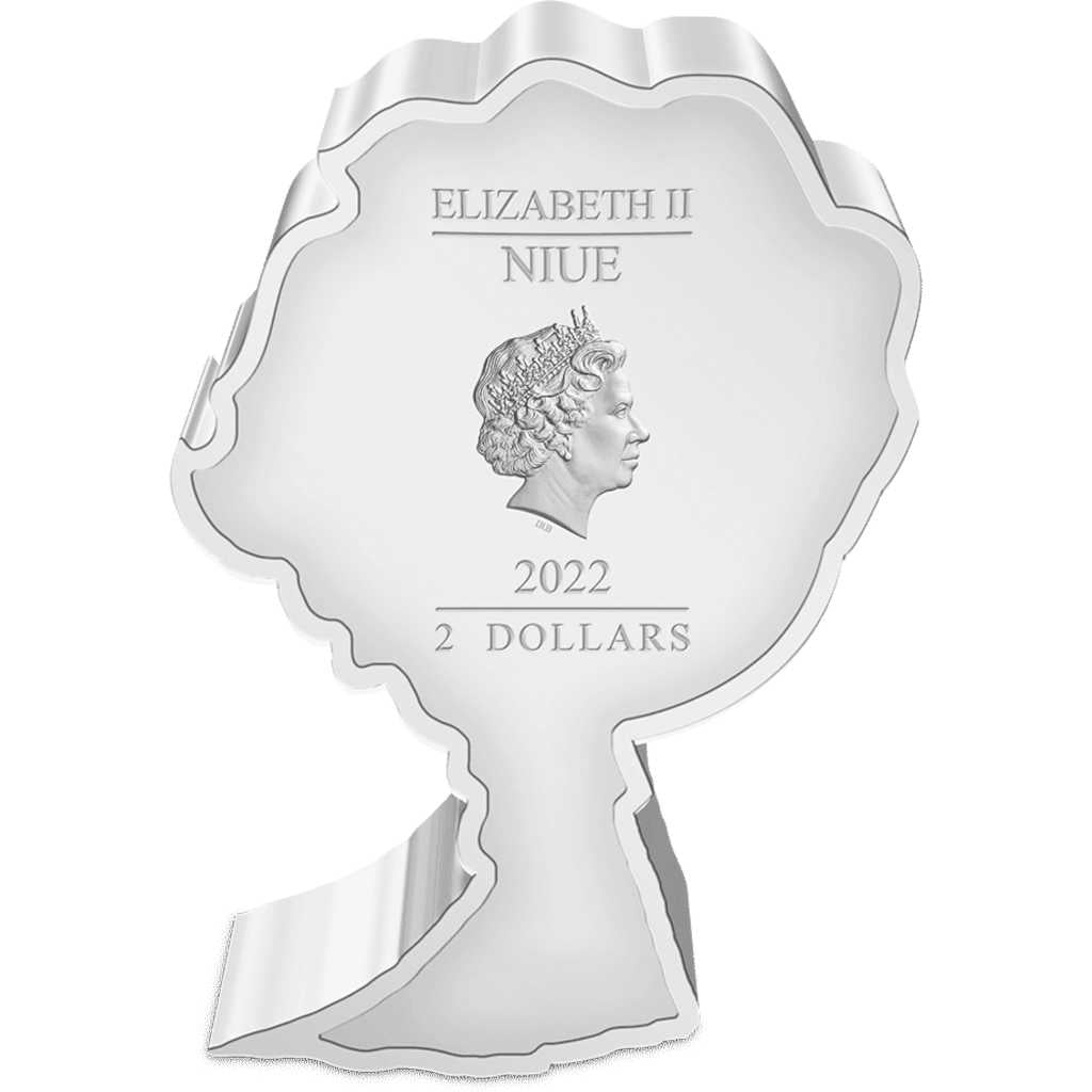 Disney Frozen Elsa Chibi 1 oz .999 Silver $2 Proof 2022 COA SKU:OPC147