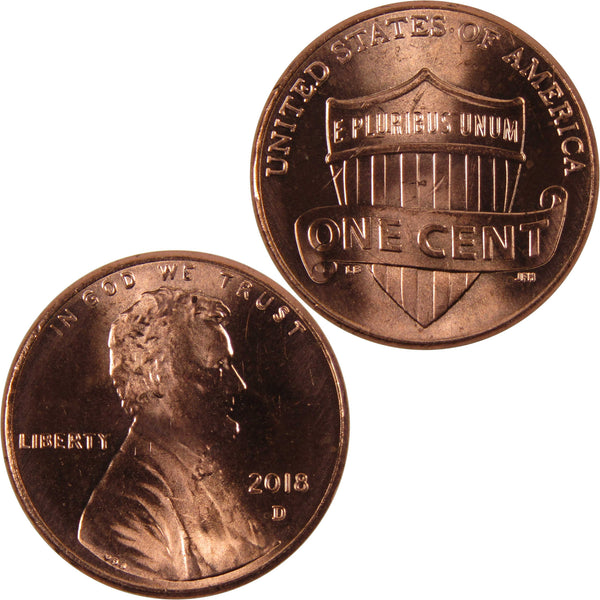 Coin: 1 Cent (Shield/E Pluribus Unum) (United States of America(B01a -  Lincoln Cent) WCC:km468