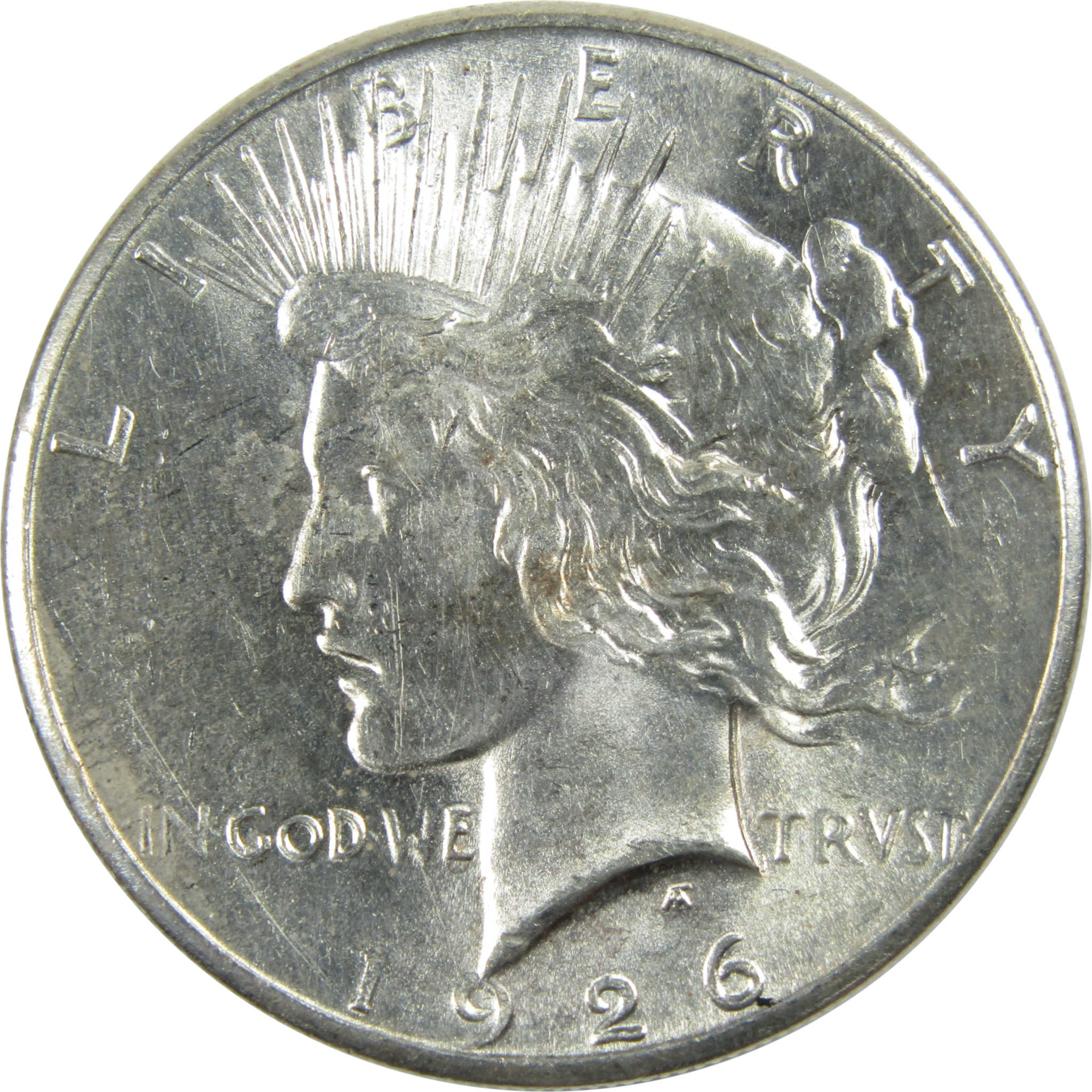 1926 S Peace Dollar AU About Uncirculated Silver $1 Coin SKU:I12833