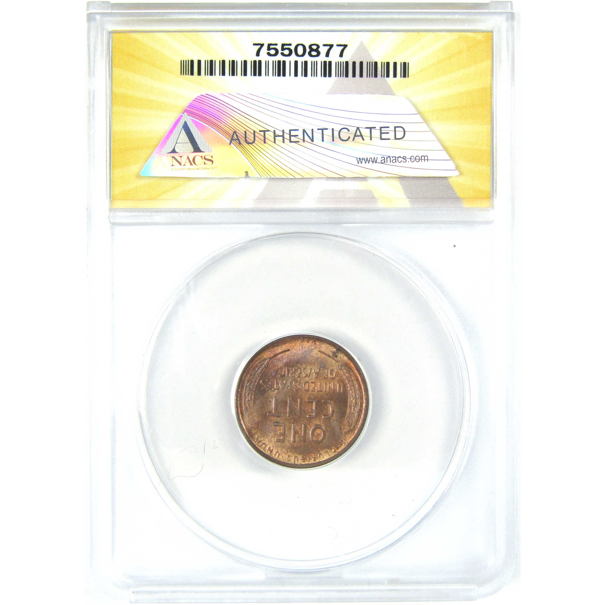 1909 VDB Lincoln Wheat Cent MS 64 RB ANACS Penny 1c Coin SKU:I16269