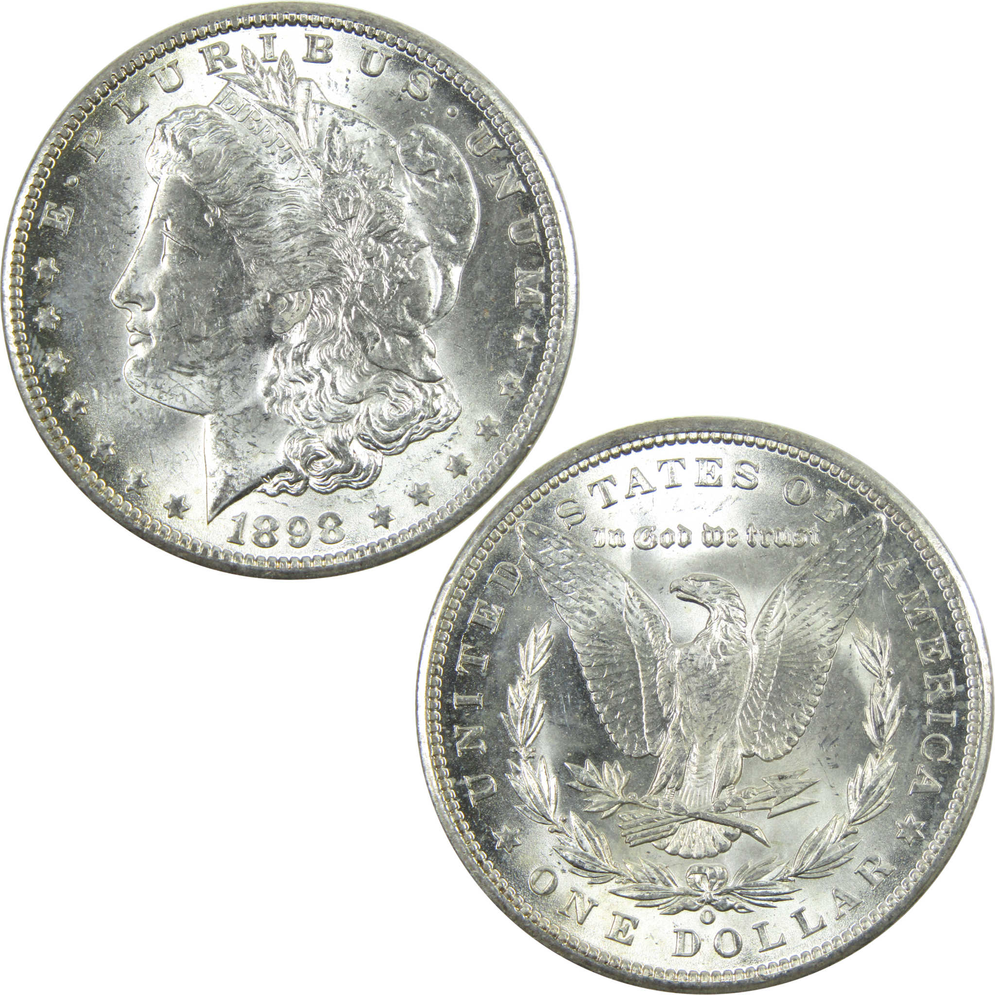 1898 O Morgan Dollar Uncirculated Silver $1 Coin SKU:I14528 - Morgan coin - Morgan silver dollar - Morgan silver dollar for sale - Profile Coins &amp; Collectibles