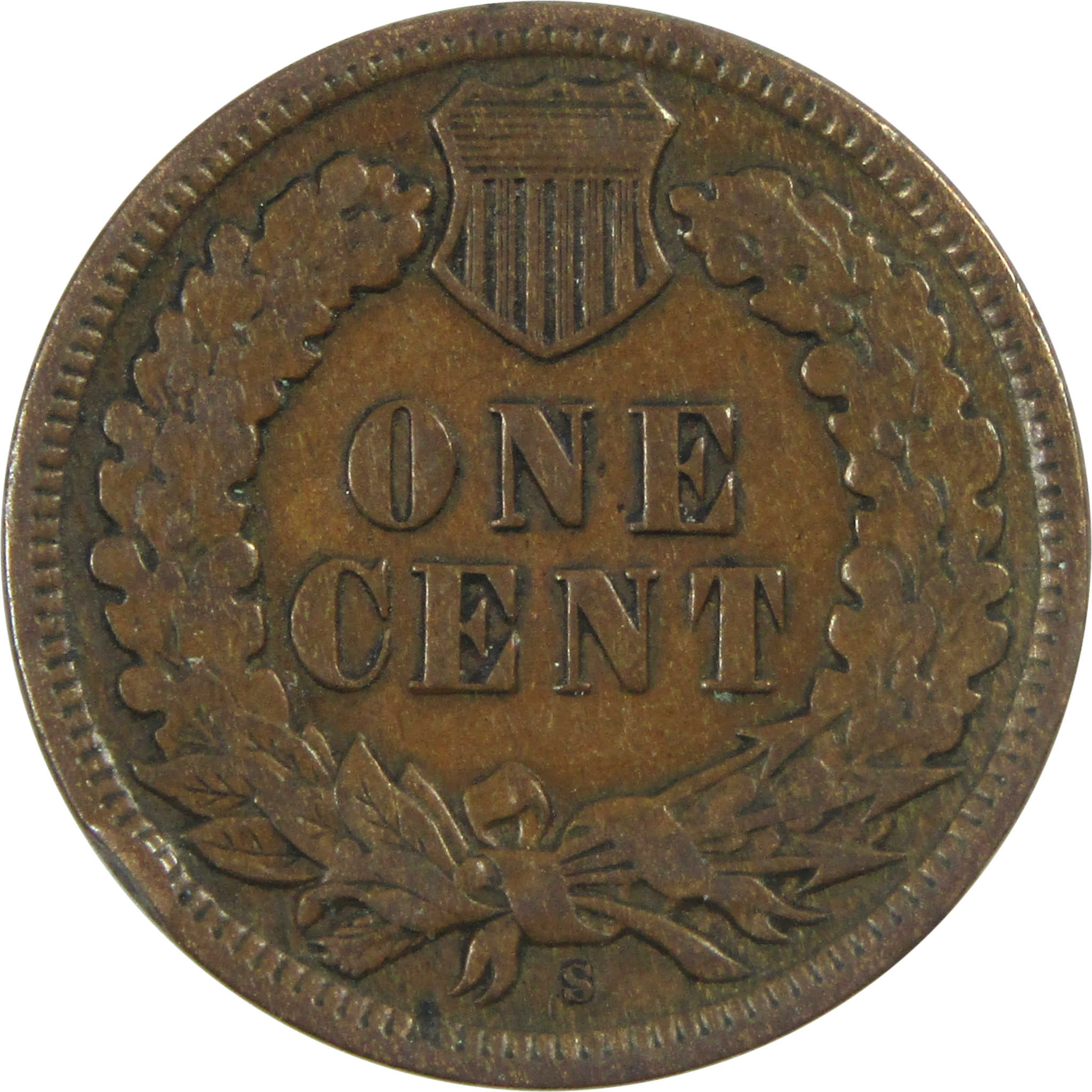 1908 S Indian Head Cent VG Very Good Penny 1c Coin SKU:CPC7909