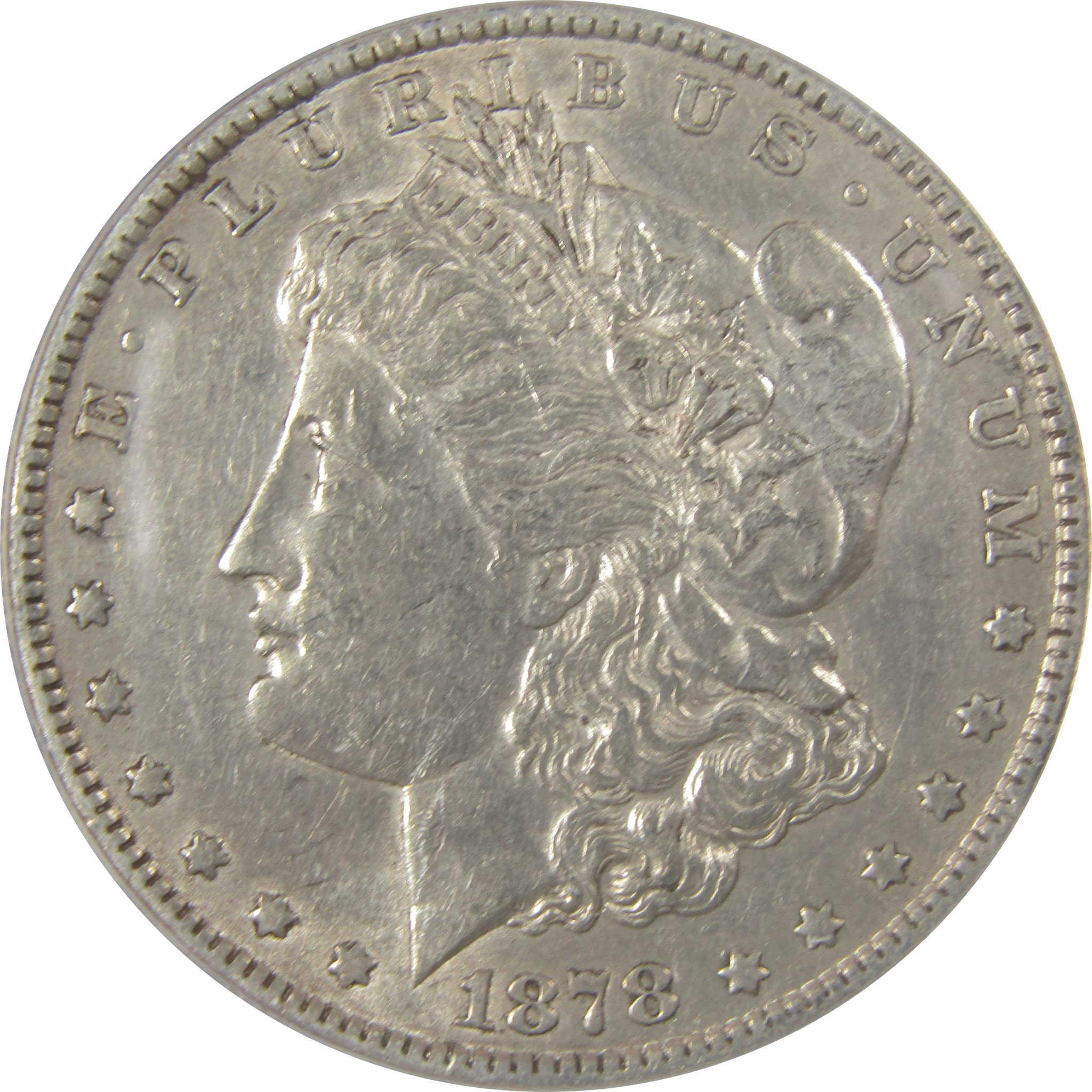 1878 7TF Rev 79 Morgan Silver Dollar EF 45 ANACS $1 Coin SKU:I24920 - Morgan coin - Morgan silver dollar - Morgan silver dollar for sale - Profile Coins &amp; Collectibles