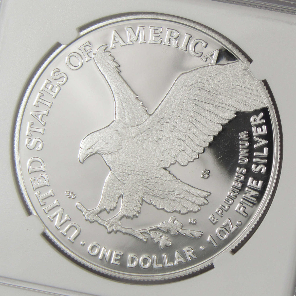 2025 S U.S. Navy Privy Mark Silver Eagle PF 70 UCAM NGC First Day