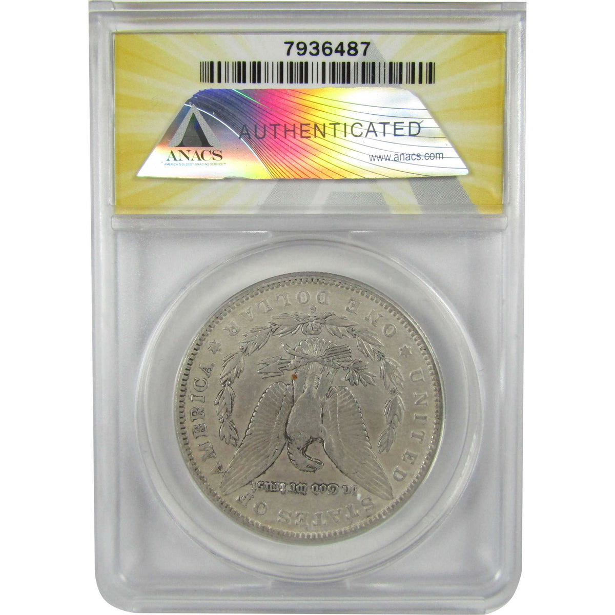 1885 S Morgan Silver Dollar EF 45 Details ANACS $1 Coin SKU:I28565