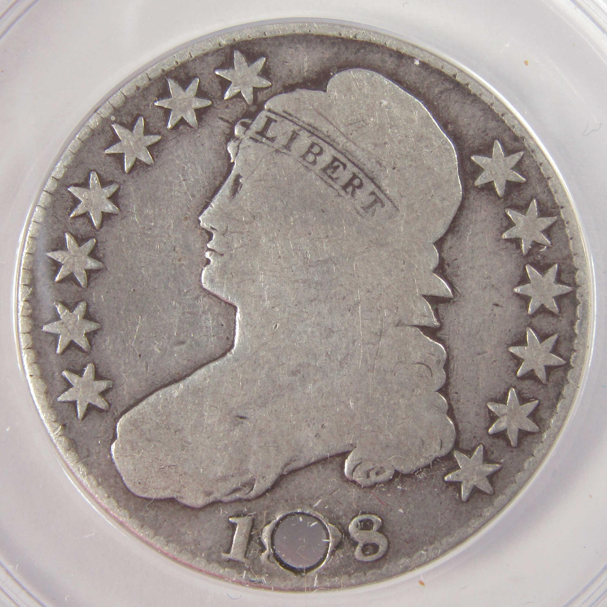 1828 Capped Bust Silver Half Dollar G 4 Details ANACS SKU:I25527