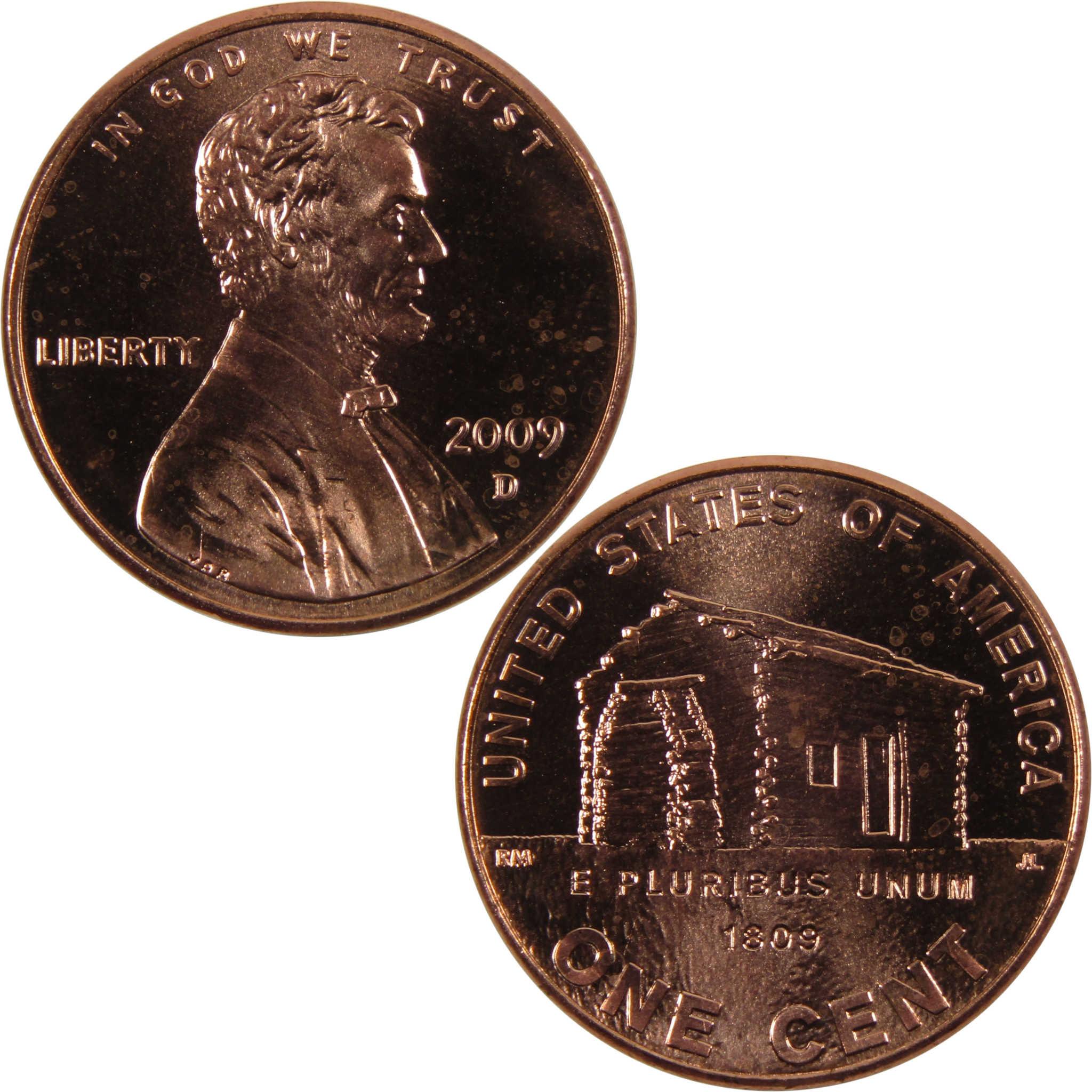 2009 D Birth & Early Childhood Lincoln Bicentennial Cent Uncirculated 2009 D Birth & Early Childhood Lincoln Bicentennial Cent Uncirculated