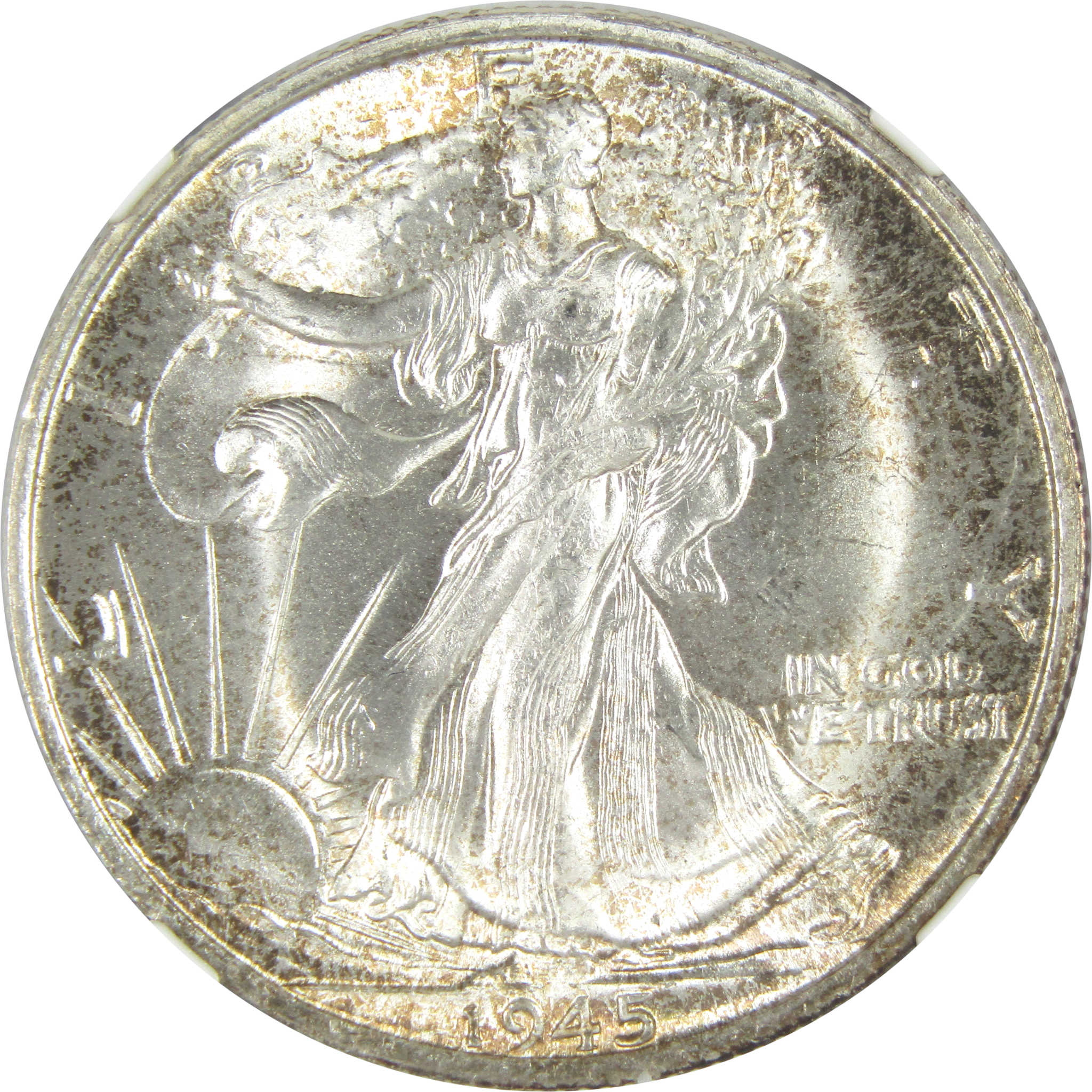 1945 S Liberty Walking Half Dollar MS 66 NGC Silver 50c SKU:CPC8585