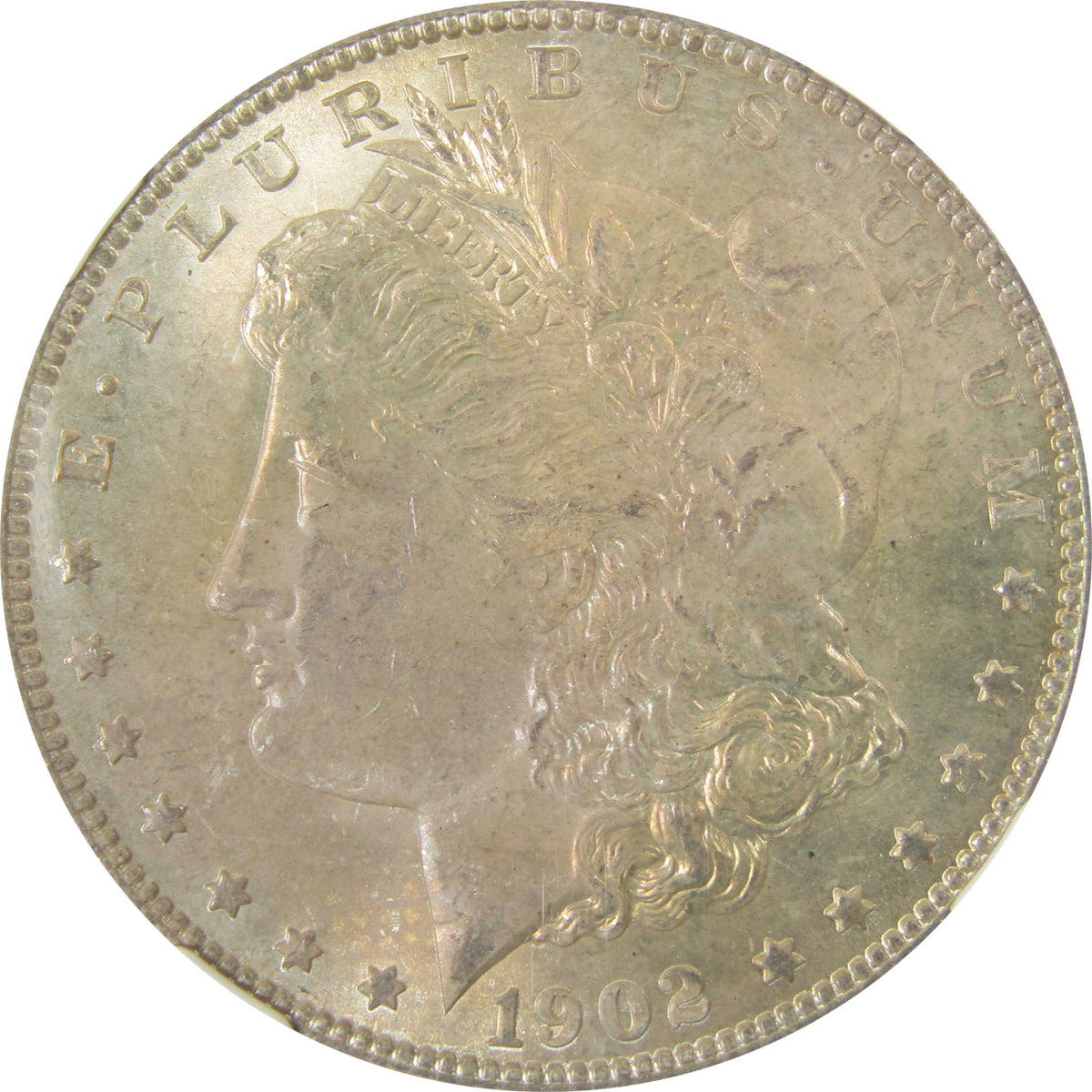 1902 O Morgan Silver Dollar MS 64 NGC $1 Coin Toned SKU:CP1661