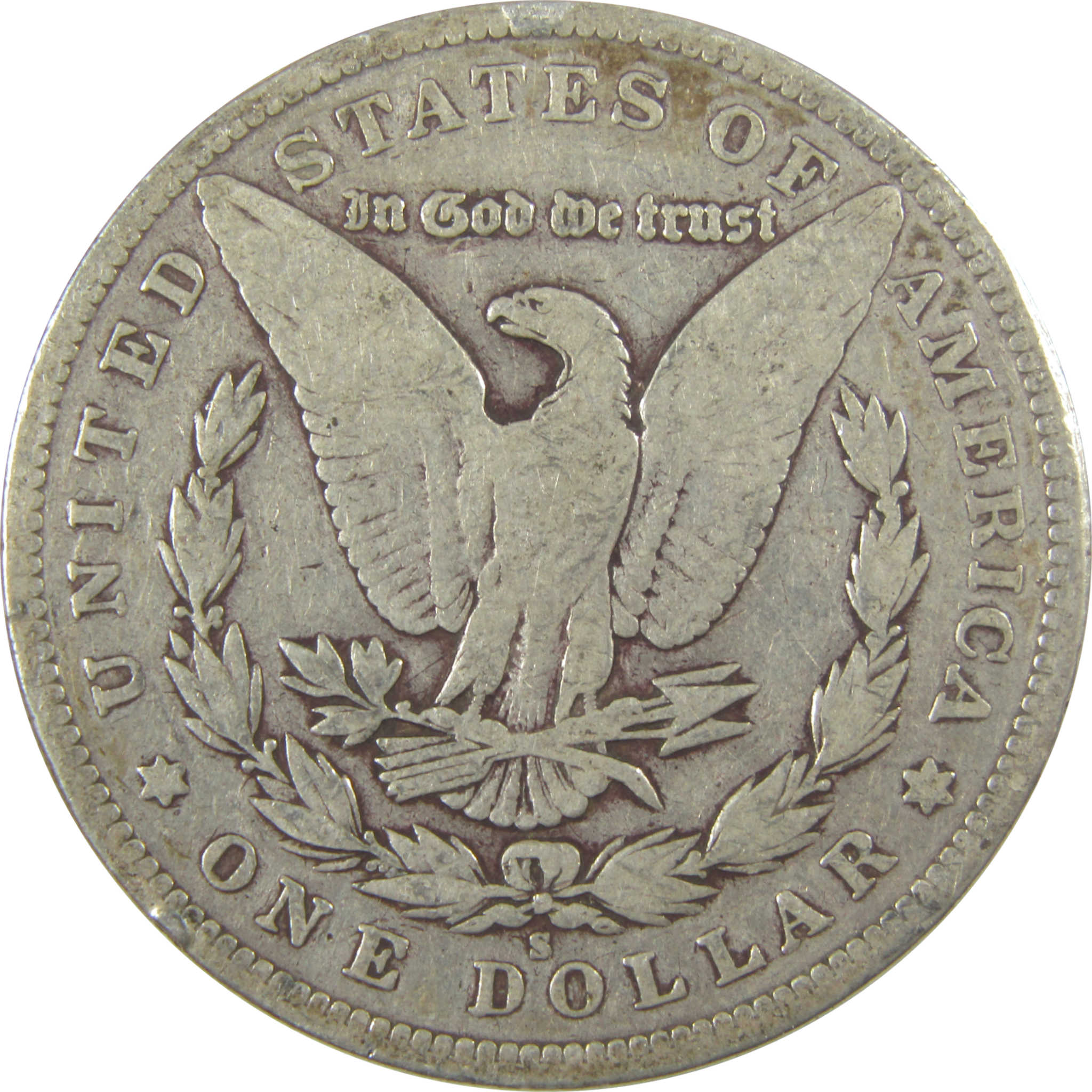 1896 S Morgan Dollar VG Very Good Details Silver $1 Coin SKU:I20962 - Morgan coin - Morgan silver dollar - Morgan silver dollar for sale - Profile Coins &amp; Collectibles
