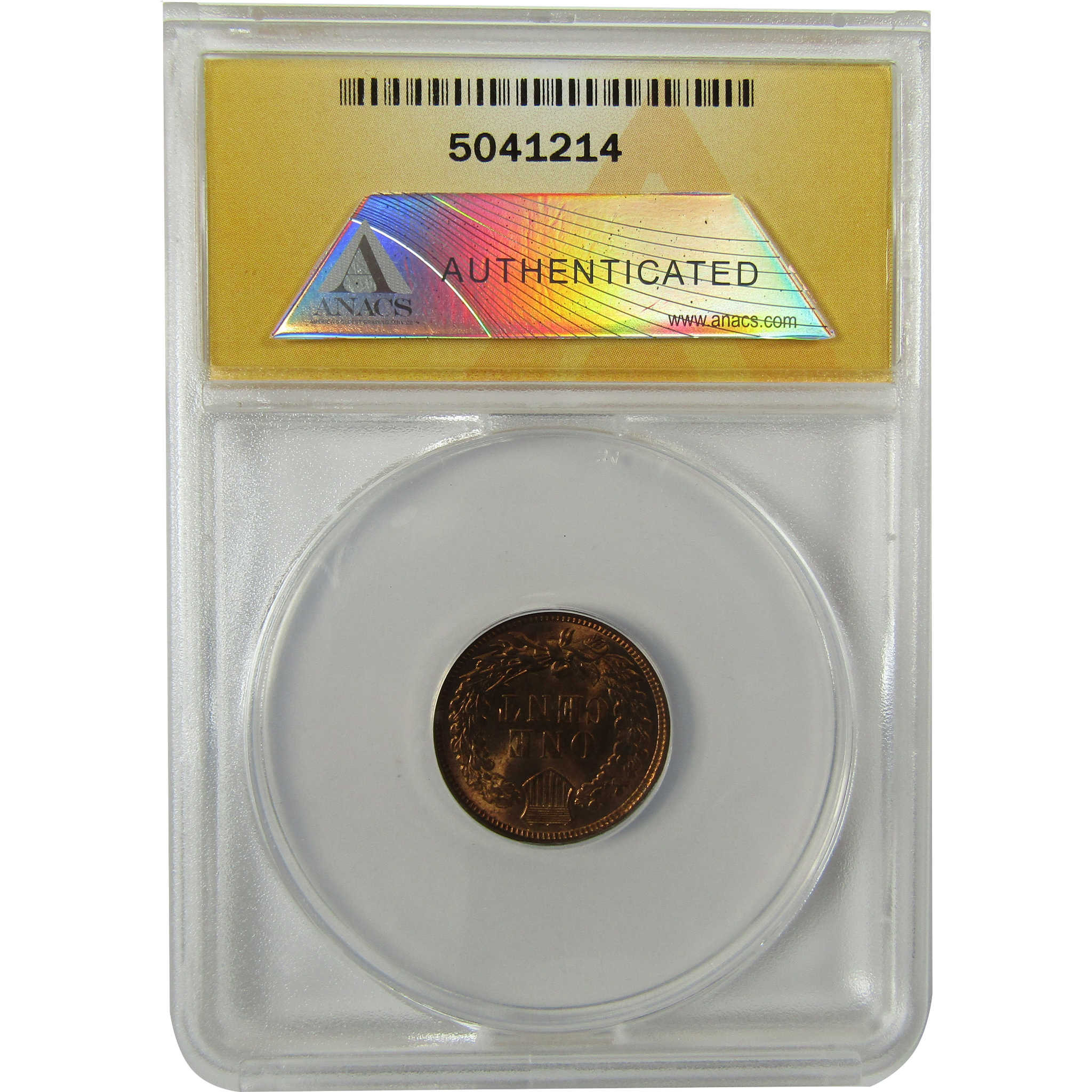 1907 Indian Head Cent MS 63 RB ANACS Uncirculated Penny SKU:I28396