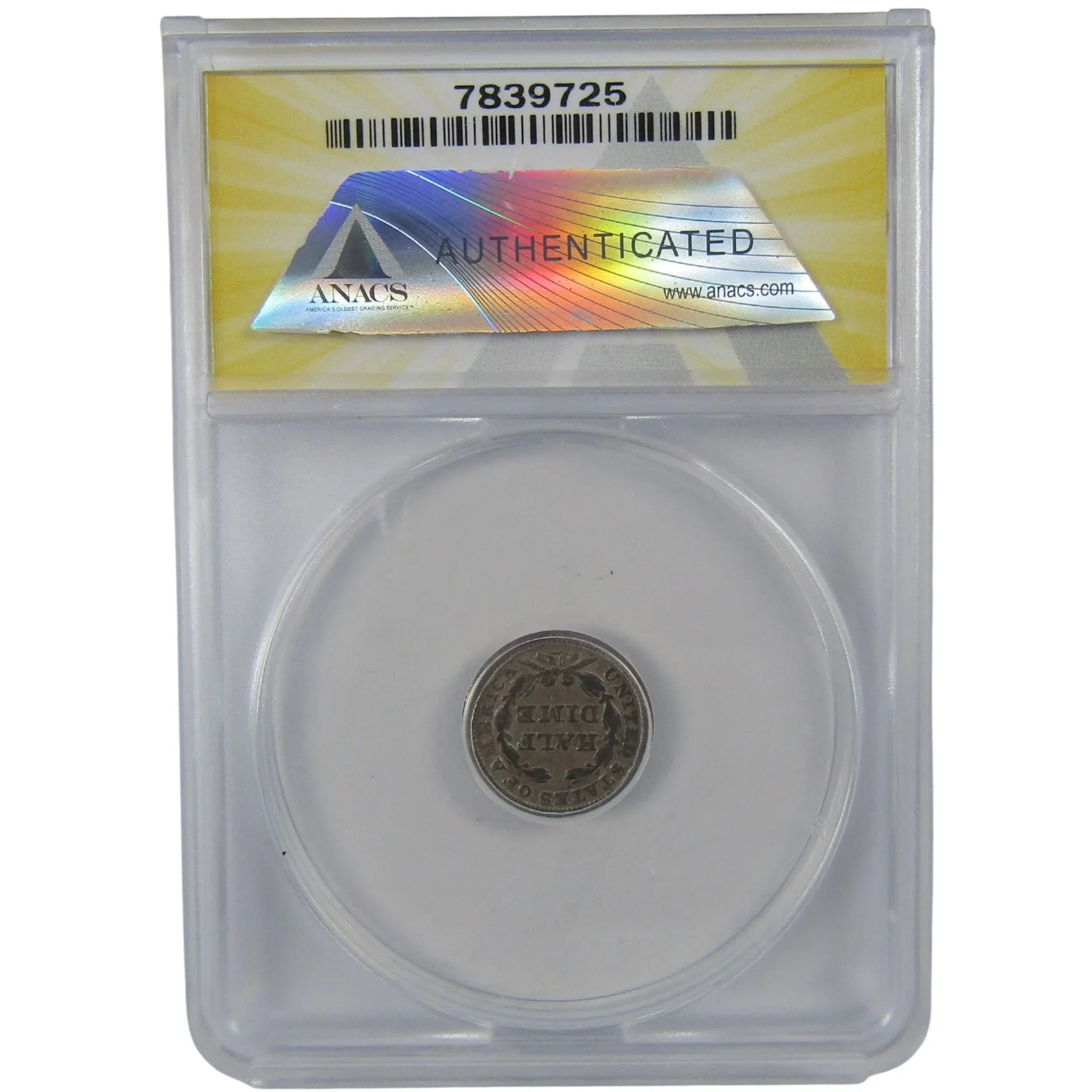 1853 Arrows Seated Liberty Silver Half Dime VF 20 ANACS SKU:I25069