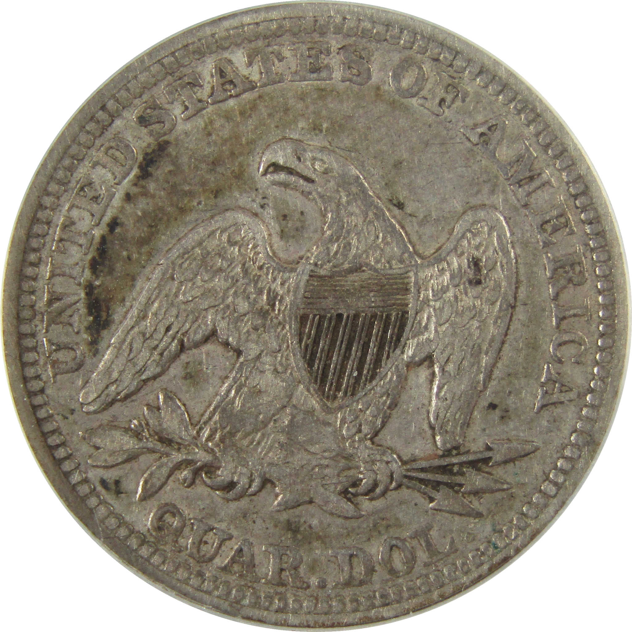 1856 Seated Liberty Silver Quarter VF 30 ANACS 25c Coin SKU:I28041