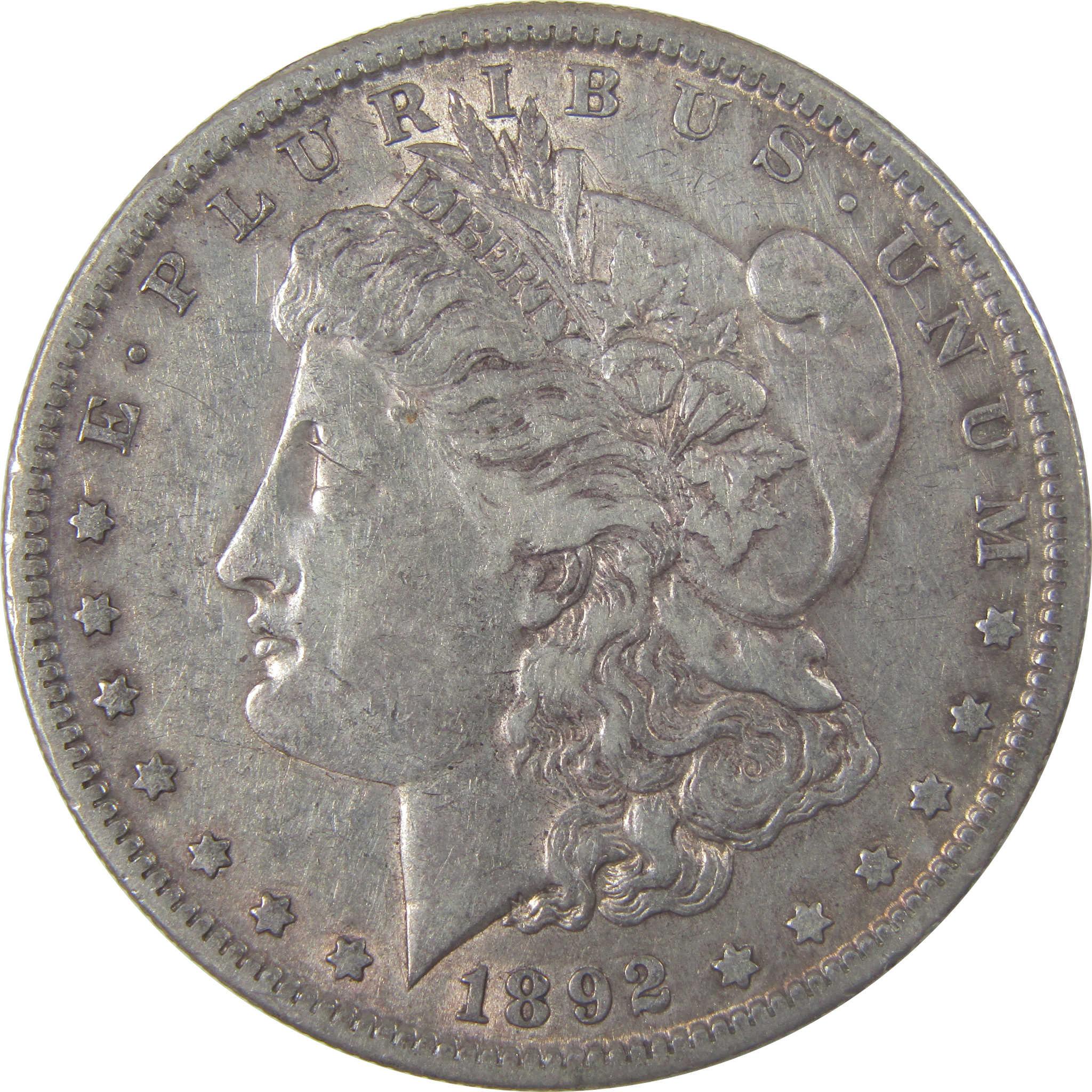 1892 S Morgan Silver Dollar XF EF Extremely Fine Details SKU:I25322 - Morgan coin - Morgan silver dollar - Morgan silver dollar for sale - Profile Coins &amp; Collectibles