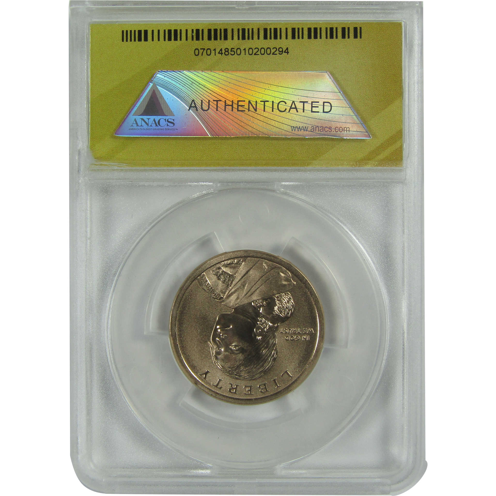 2014 D Hospitality Native American Dollar EU 69 ANACS SKU:CPC9235