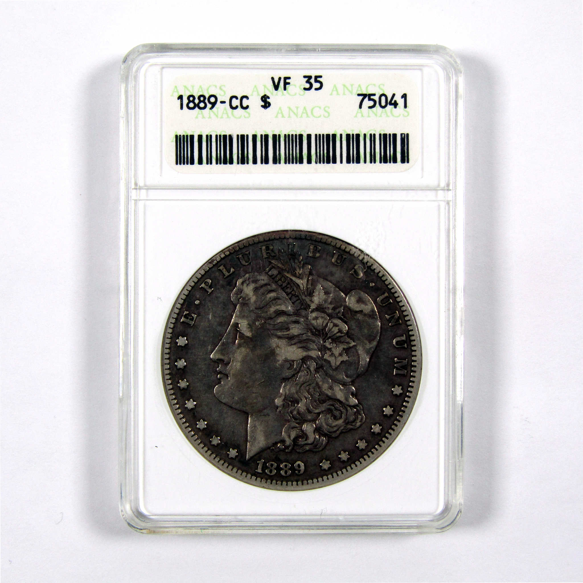 1889 CC Morgan Dollar VF 35 ANACS 90% Silver $1 Coin SKU:I9132 - Morgan coin - Morgan silver dollar - Morgan silver dollar for sale - Profile Coins &amp; Collectibles