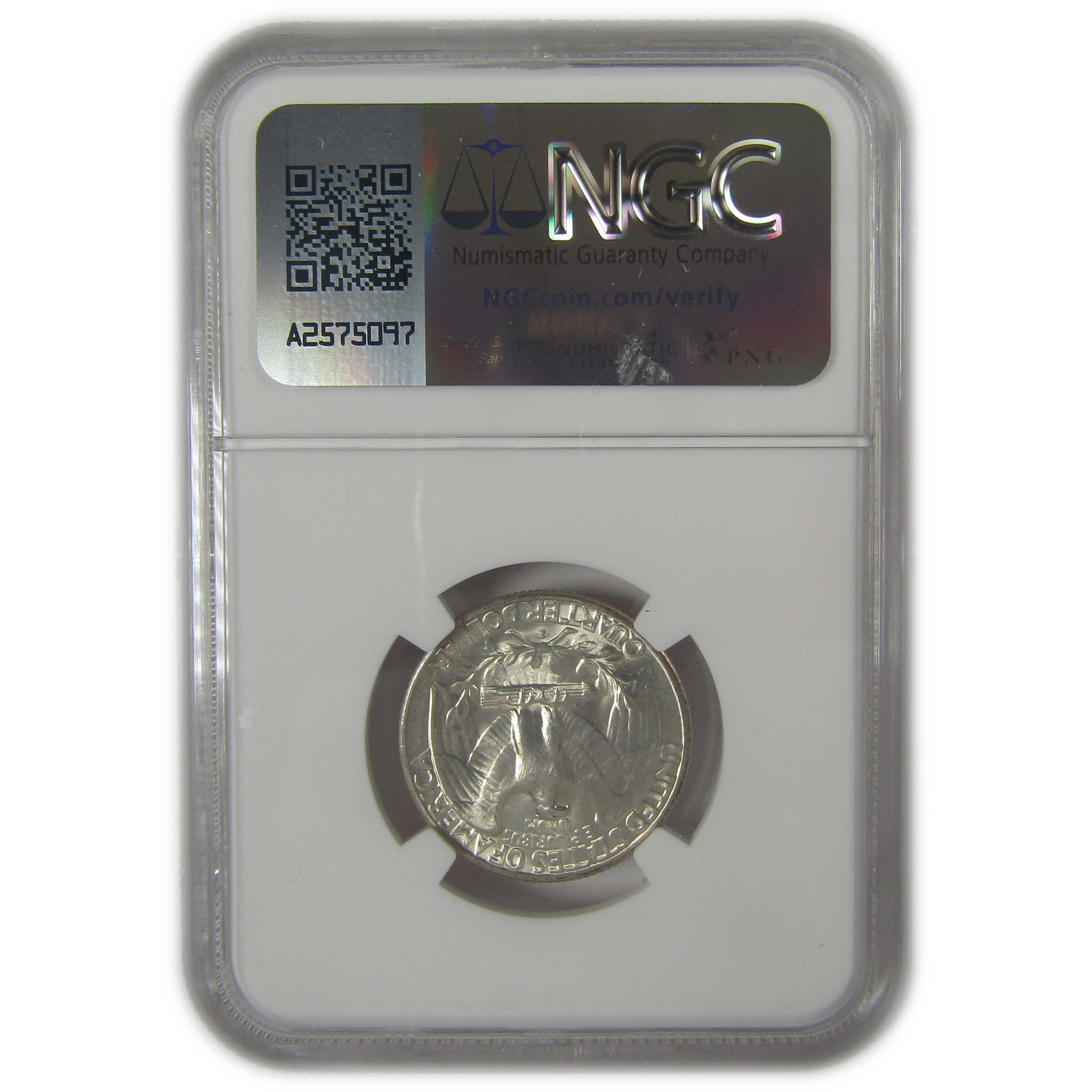 1939 S Washington Quarter MS 65 NGC Bag Fragment Toned SKU:I22595