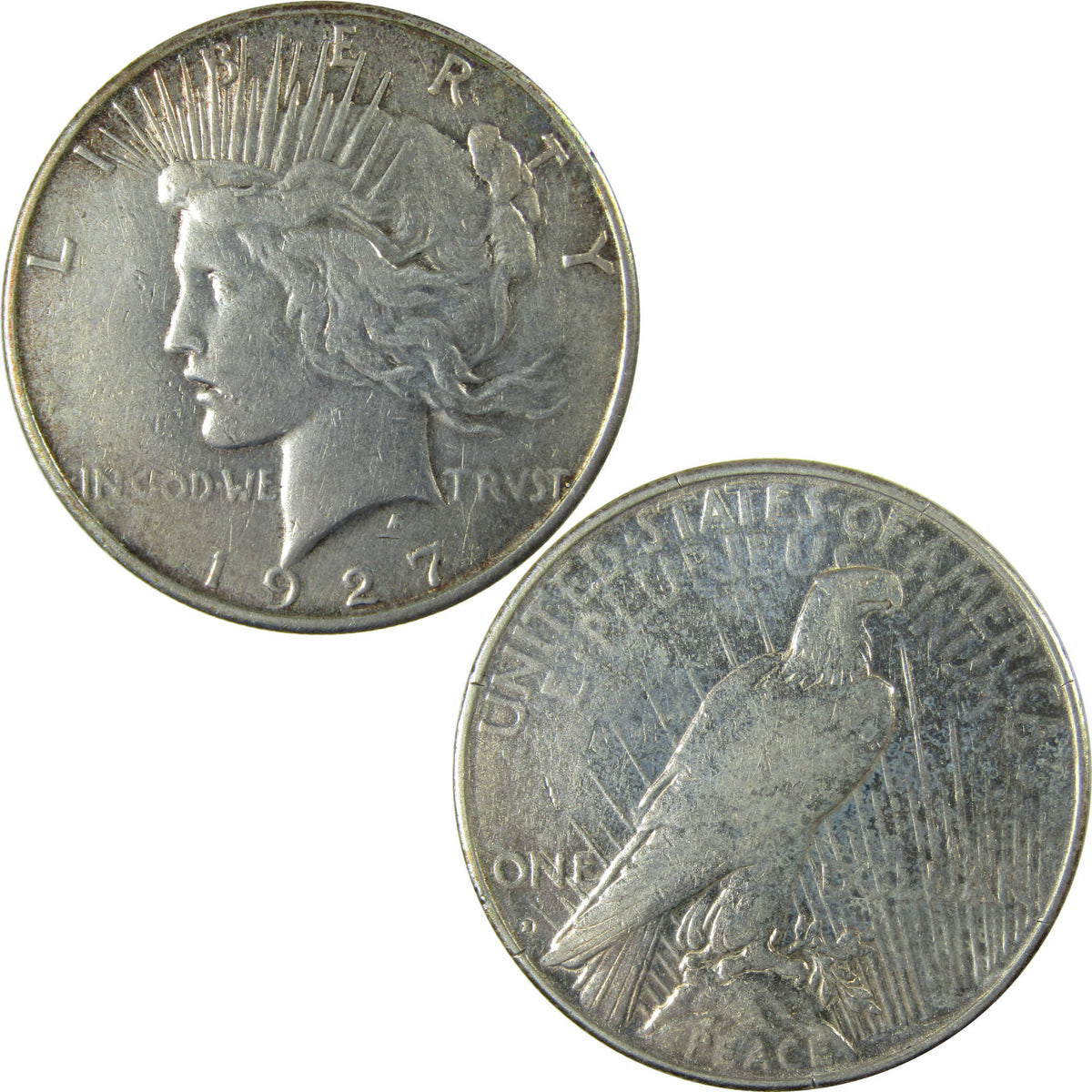 1927 S Peace Silver Dollar XF EF Extremely Fine Details SKU:I28107