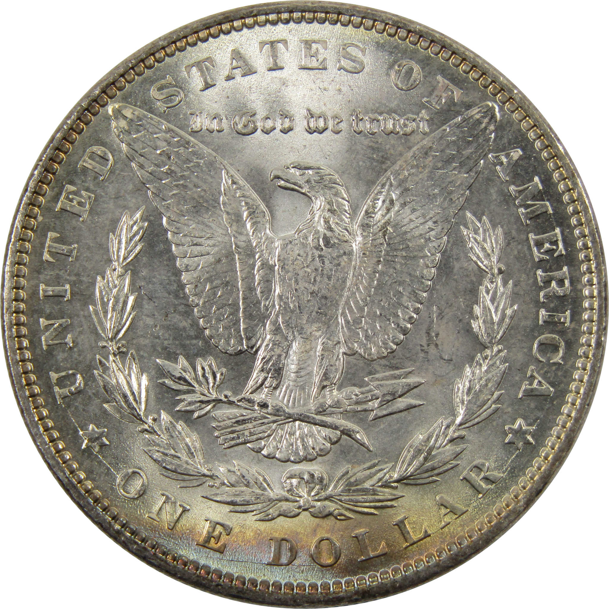 1887 Morgan Dollar BU Choice Uncirculated Silver $1 Toned SKU:I9632