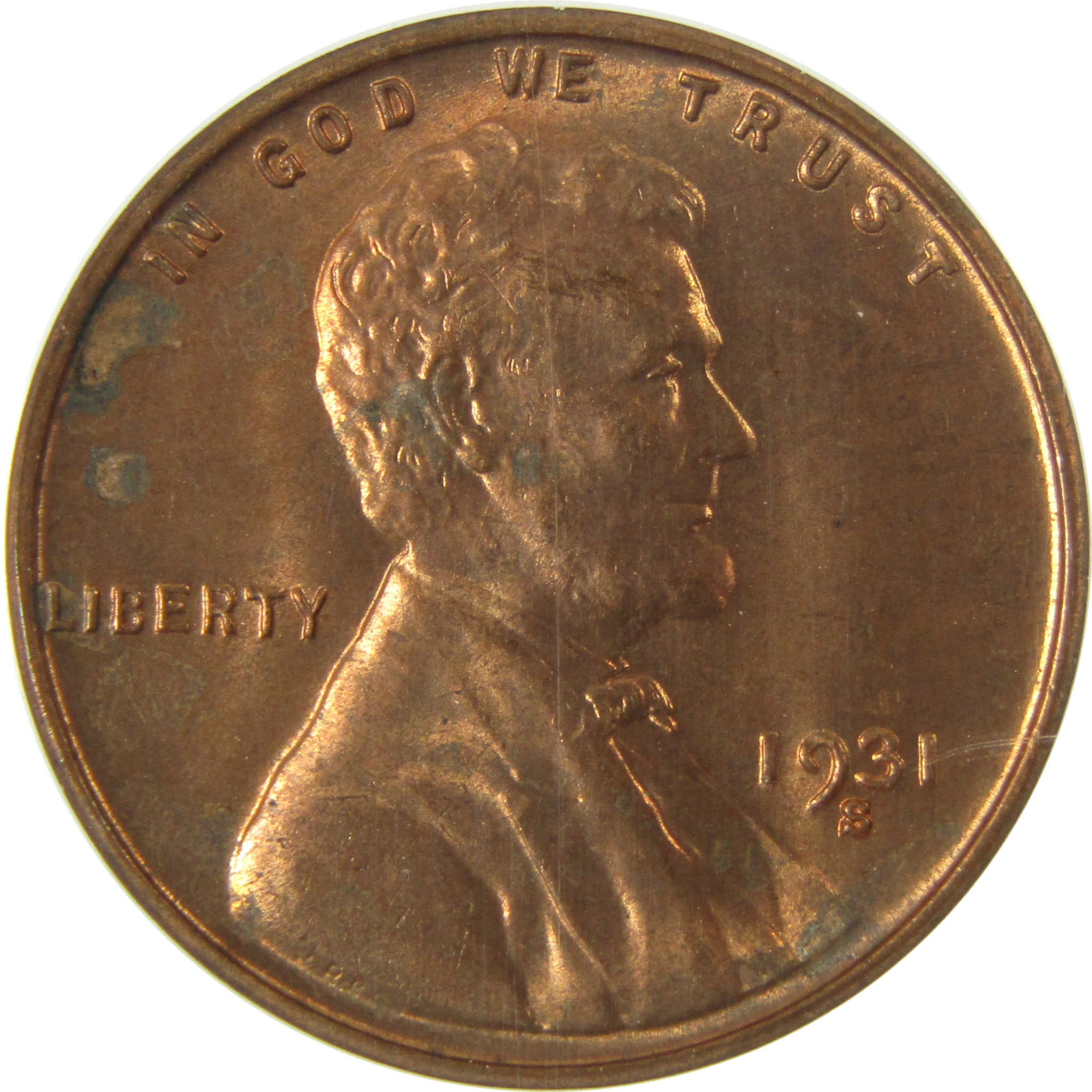1931 S Lincoln Wheat Cent MS 63 RB ANACS Penny 1c Coin SKU:I28427