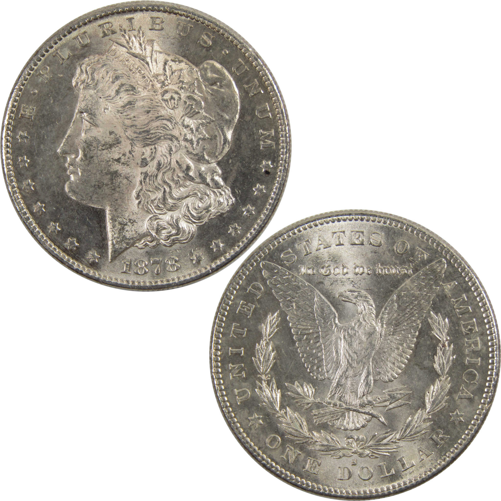 1878 S Morgan Dollar BU Uncirculated 90% Silver $1 Coin SKU:I8235 - Morgan coin - Morgan silver dollar - Morgan silver dollar for sale - Profile Coins &amp; Collectibles
