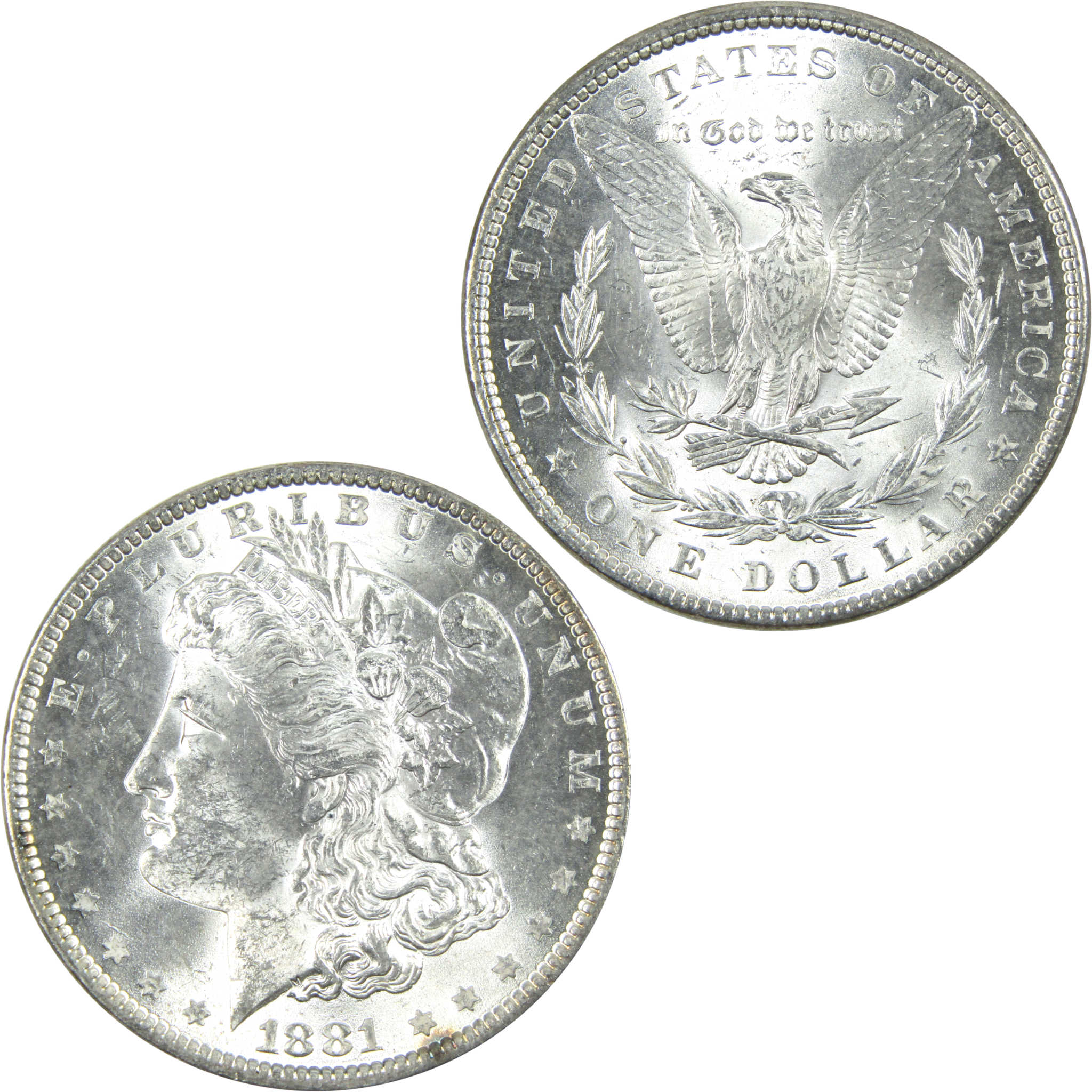 1881 Morgan Dollar Uncirculated Silver $1 Coin SKU:I14535 - Morgan coin - Morgan silver dollar - Morgan silver dollar for sale - Profile Coins &amp; Collectibles