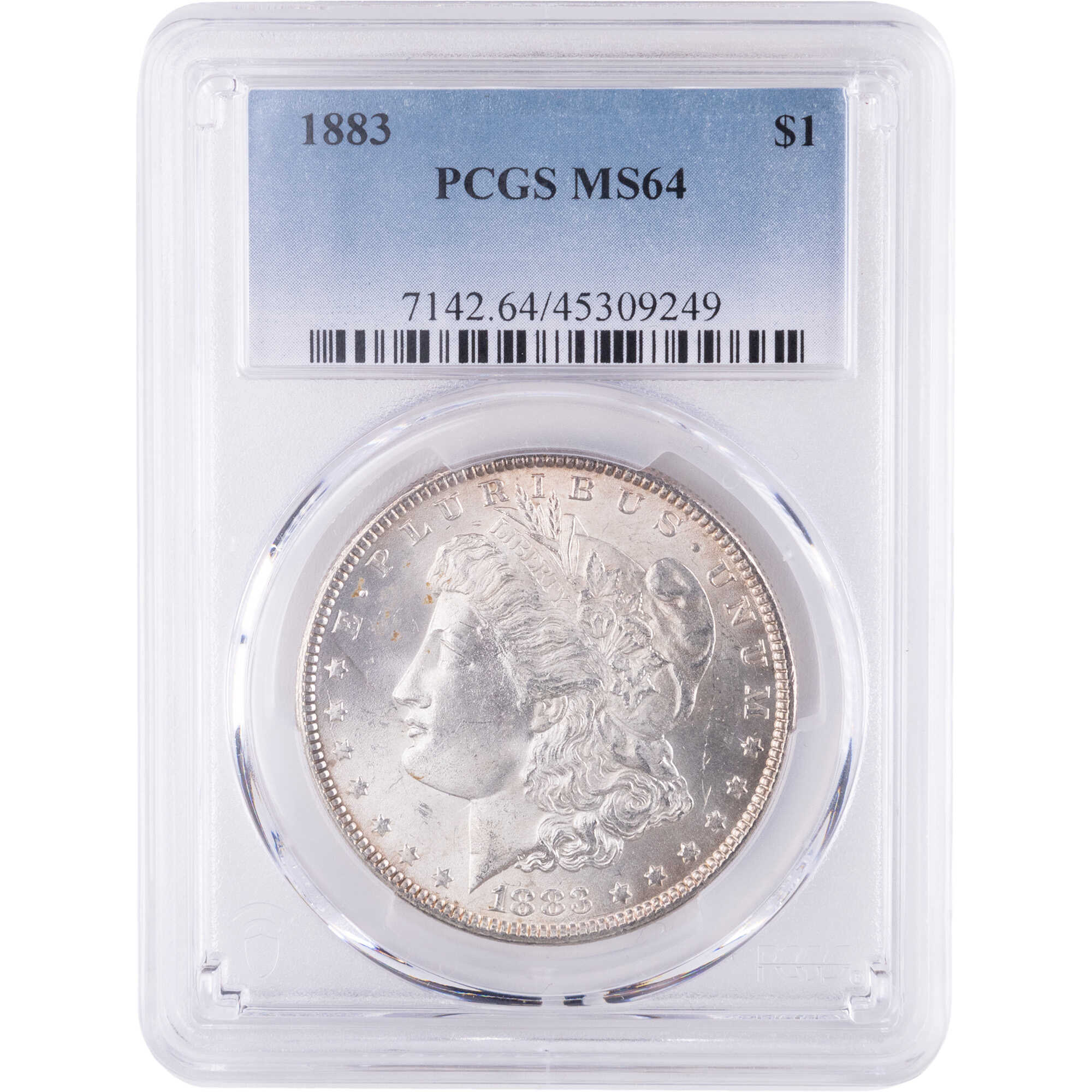 1883 Morgan Dollar MS 64 PCGS Silver $1 Uncirculated Coin SKU:CPC12860 - Morgan coin - Morgan silver dollar - Morgan silver dollar for sale - Profile Coins &amp; Collectibles