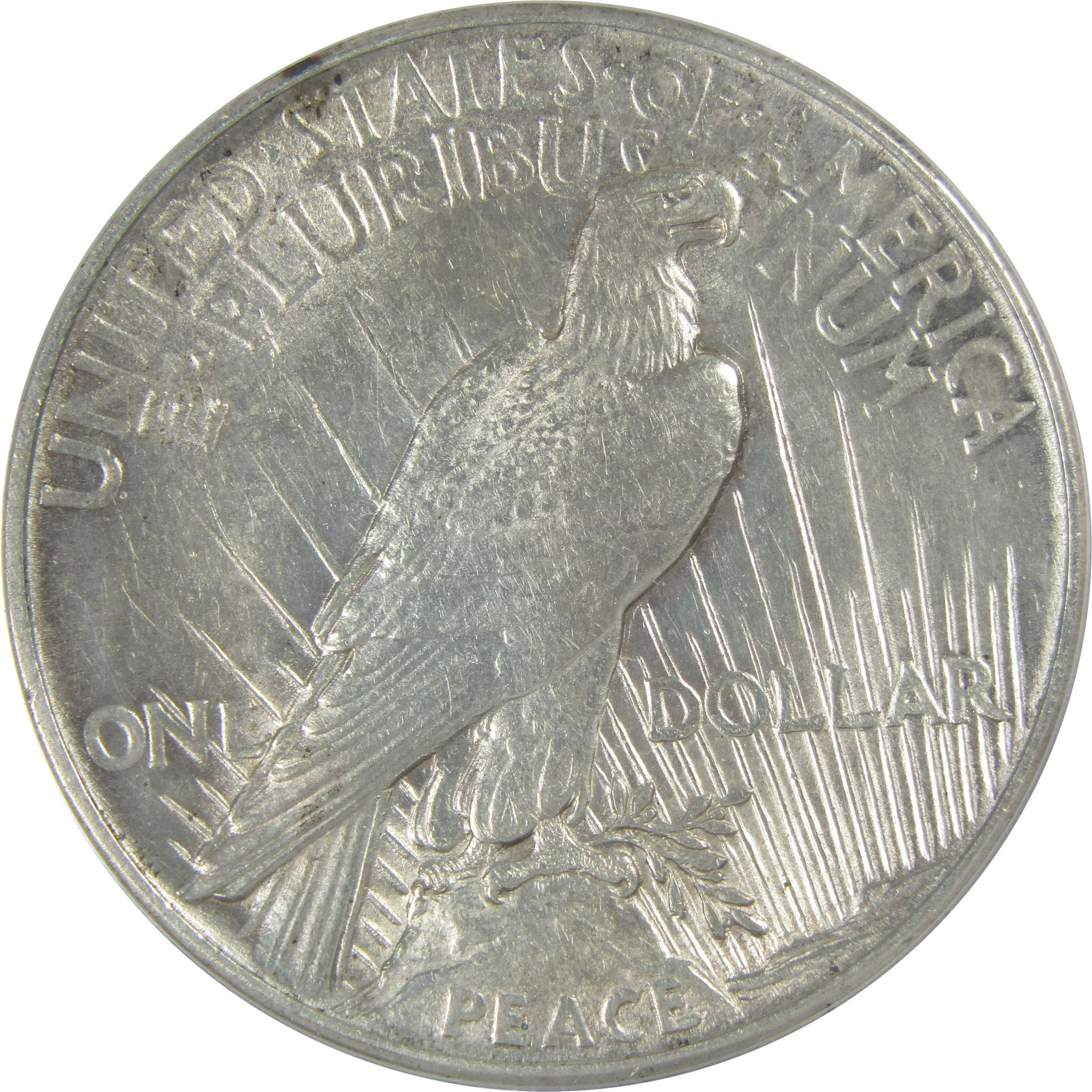 1921 High Relief Peace Dollar AU 58 Details ANACS Silver $1 SKU:I16386