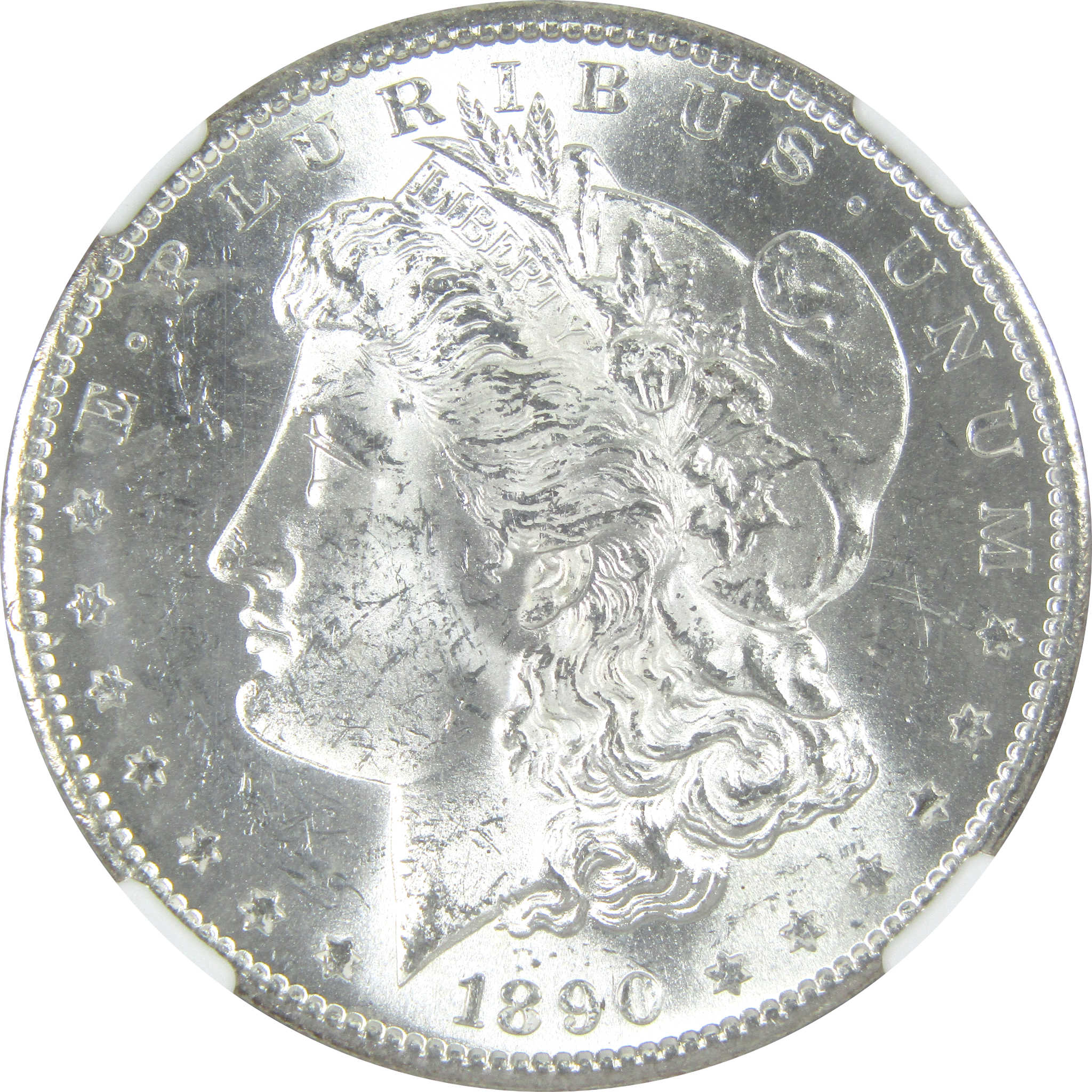 1890 S Morgan Dollar MS 63 NGC Silver $1 Uncirculated Coin SKU:I16438 - Morgan coin - Morgan silver dollar - Morgan silver dollar for sale - Profile Coins &amp; Collectibles