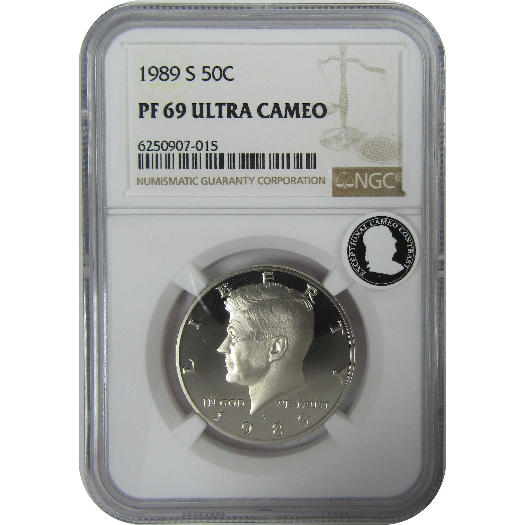 1989 S Kennedy Half Dollar PF 69 UCAM NGC Clad Proof 50c SKU:CPC9335