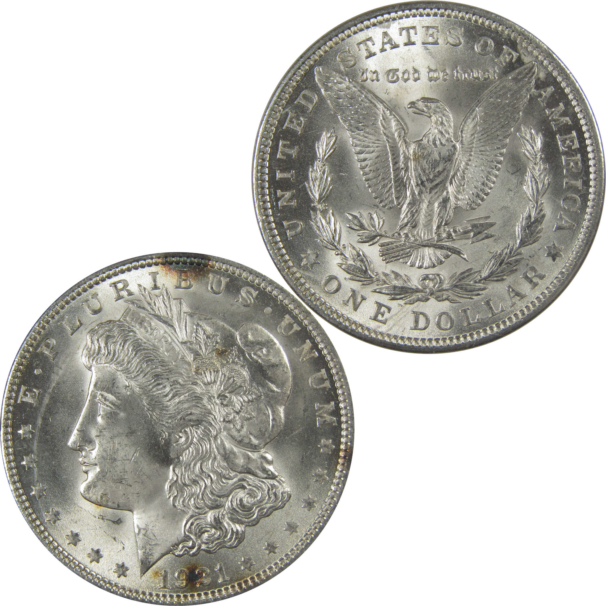 1921 Morgan Dollar Uncirculated Silver $1 Coin SKU:CPC1122 - Morgan coin - Morgan silver dollar - Morgan silver dollar for sale - Profile Coins &amp; Collectibles