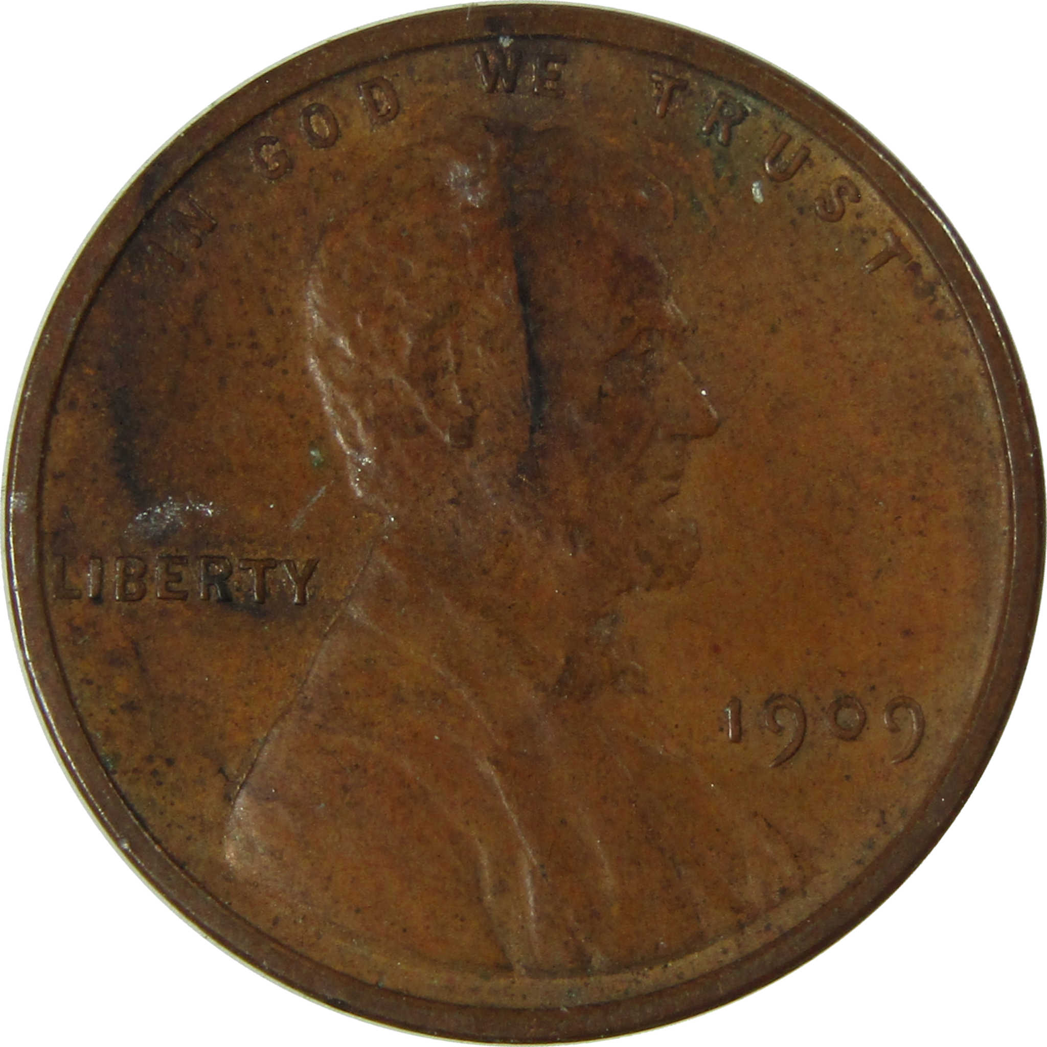 1909 VDB Lincoln Wheat Cent XF EF Extremely Fine Penny SKU:I26747
