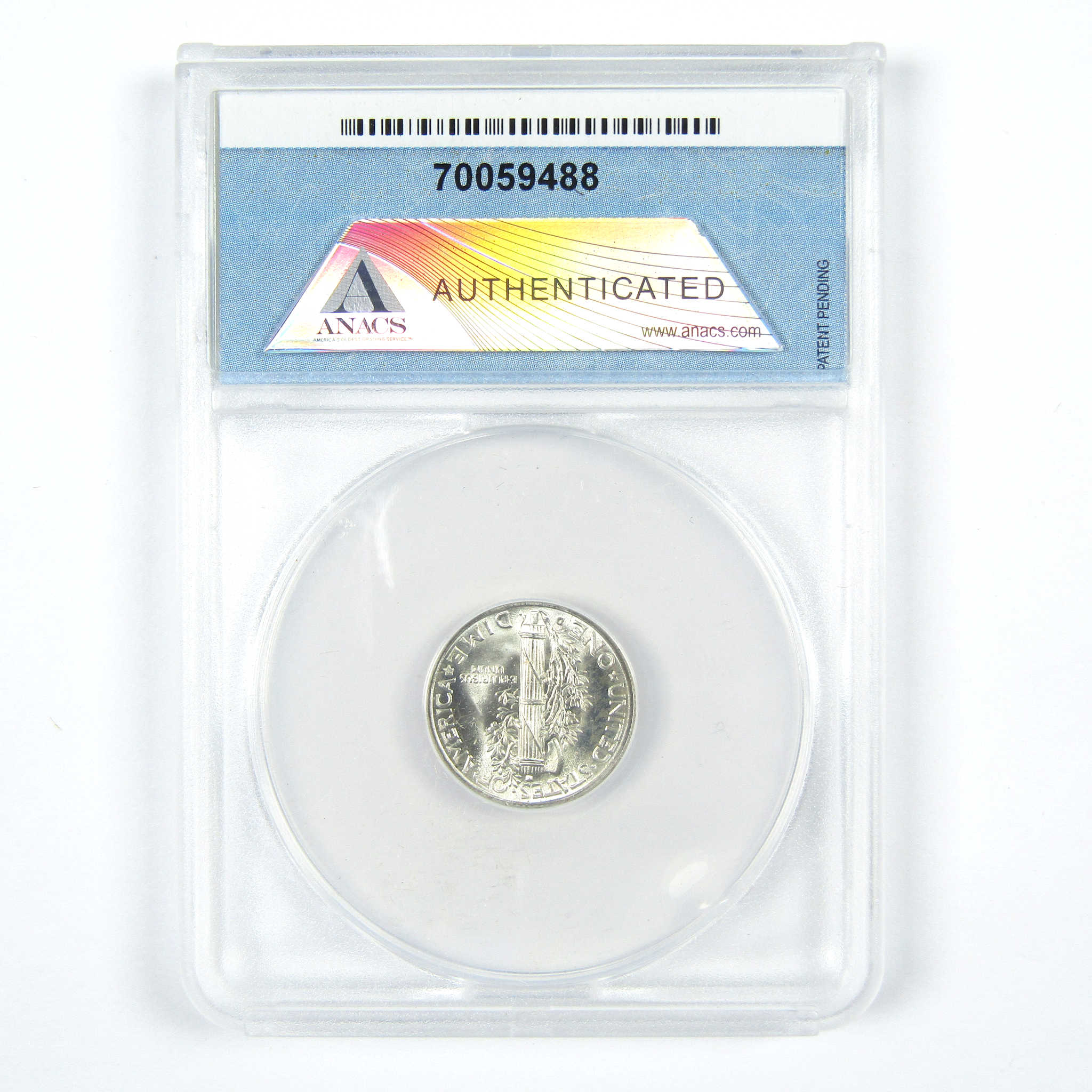 1939 D Mercury Dime MS 65 FSB ANACS Silver 10c Uncirculated SKU:I15004