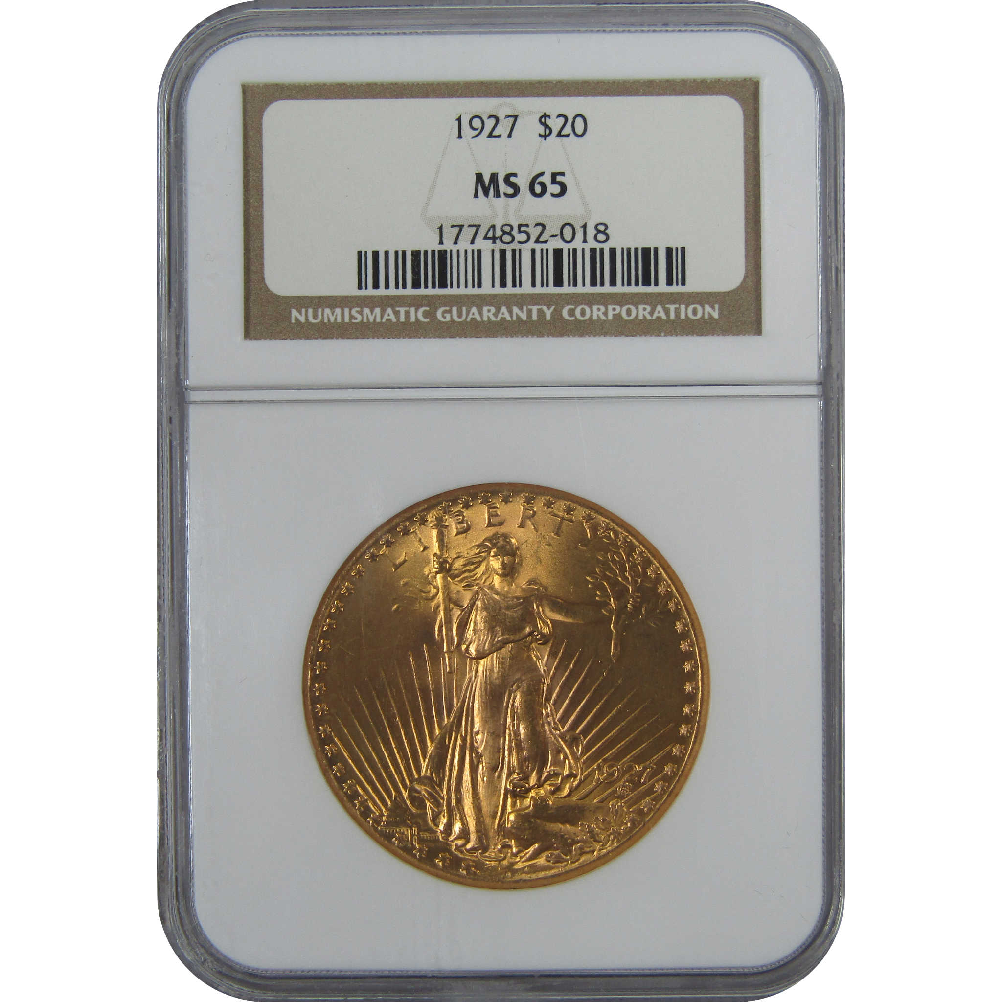 1927 Saint-Gaudens Double Eagle MS 65 NGC Gold $20 Uncirculated Coin