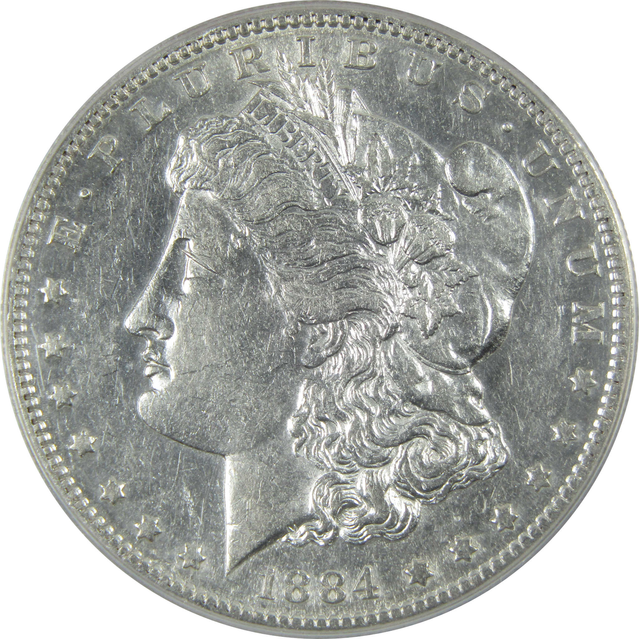 1884 S Morgan Dollar AU 50 Details ANACS Silver $1 Coin SKU:I14925 - Morgan coin - Morgan silver dollar - Morgan silver dollar for sale - Profile Coins &amp; Collectibles