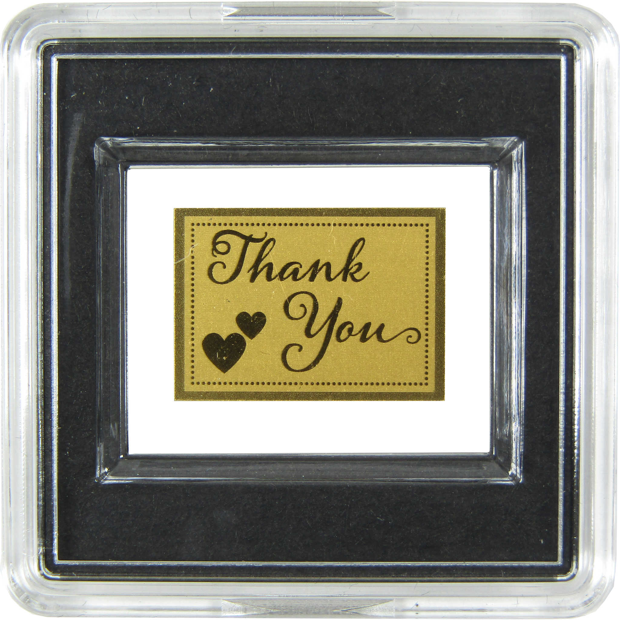 For You Thank You With Gratitude 1/1000 oz .999 Gold Bar COA