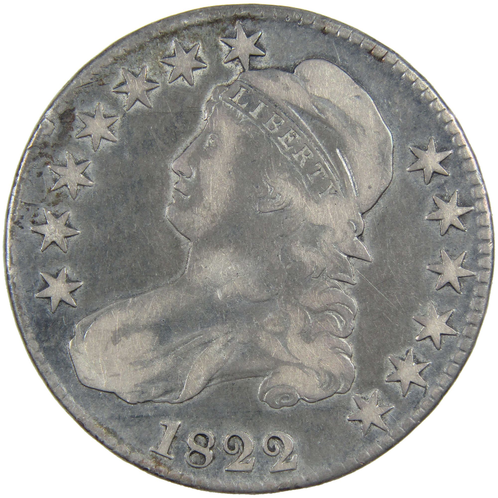 1833 50C (Regular Strike) Capped Bust Half Dollar - PCGS